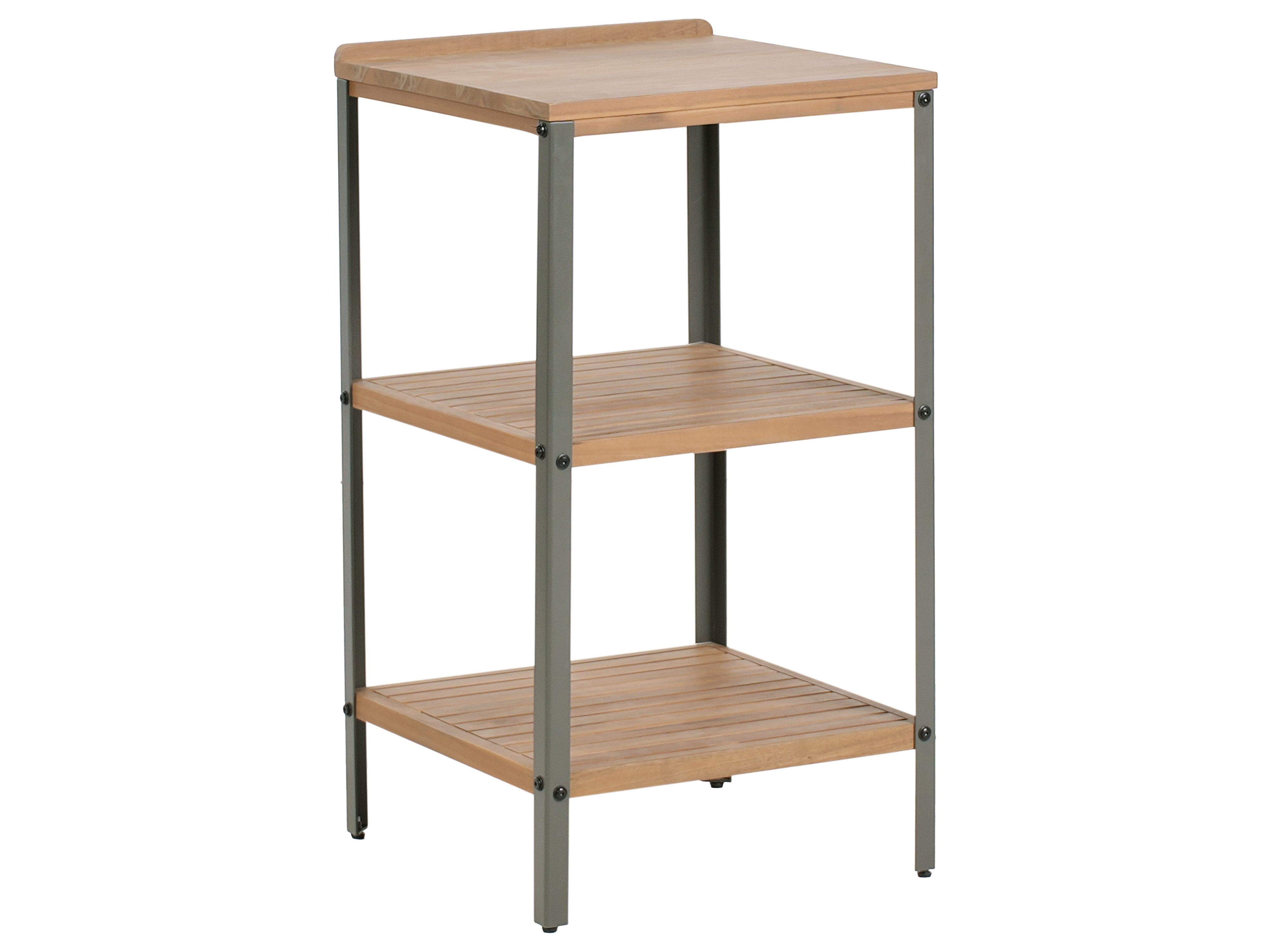 Outdoor Kitchen Island IVREA Certified Acacia Wood Brown