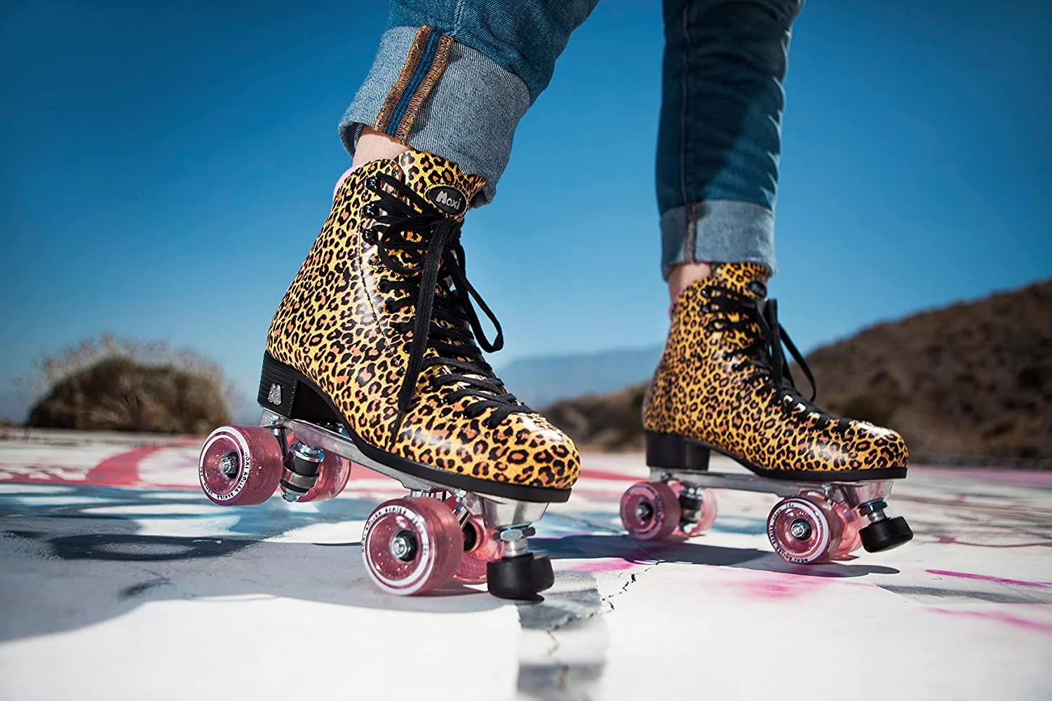 Riedell Quad Roller Skates - Jungle Leopard - Image 6