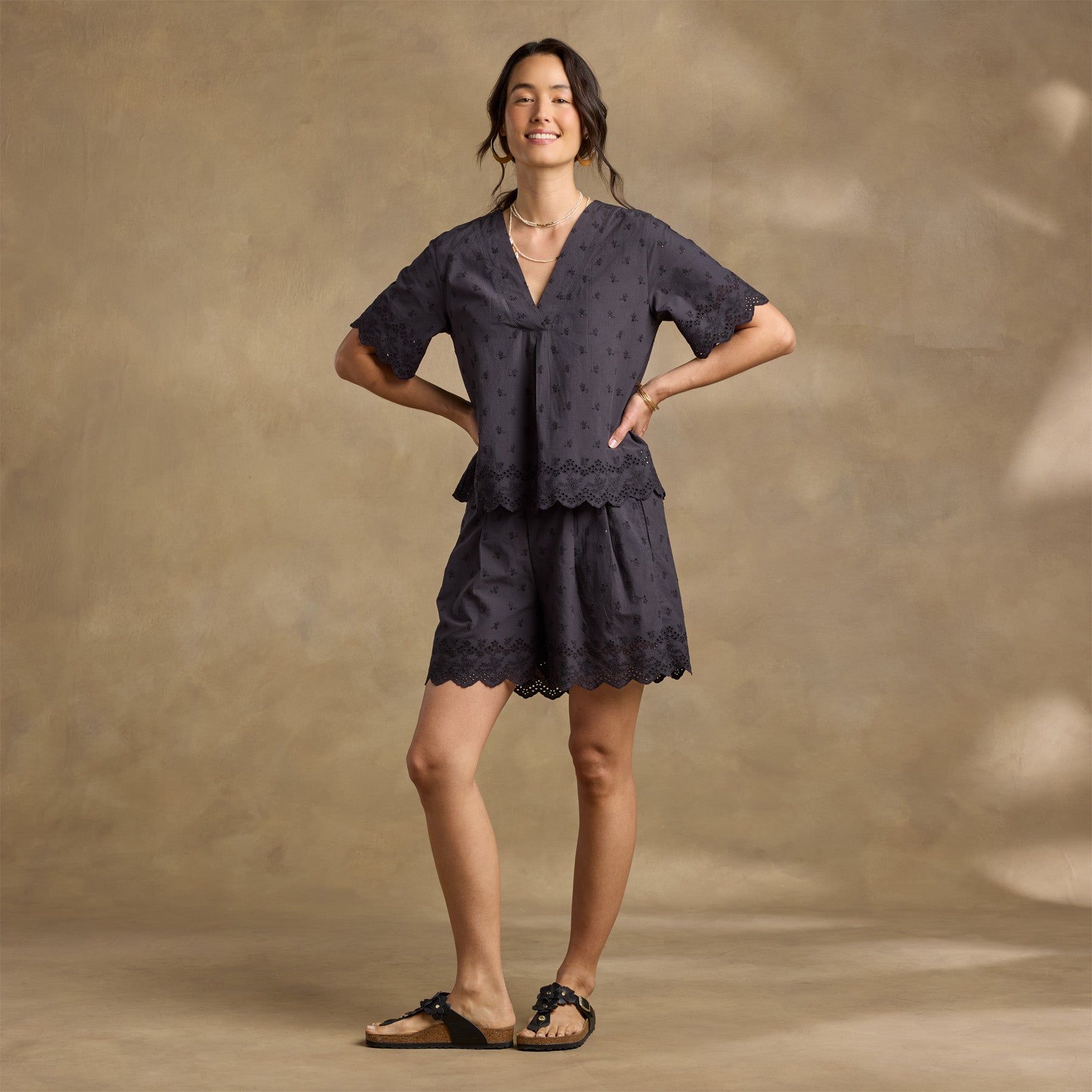 Tara Eyelet Top - Sundance Clothing