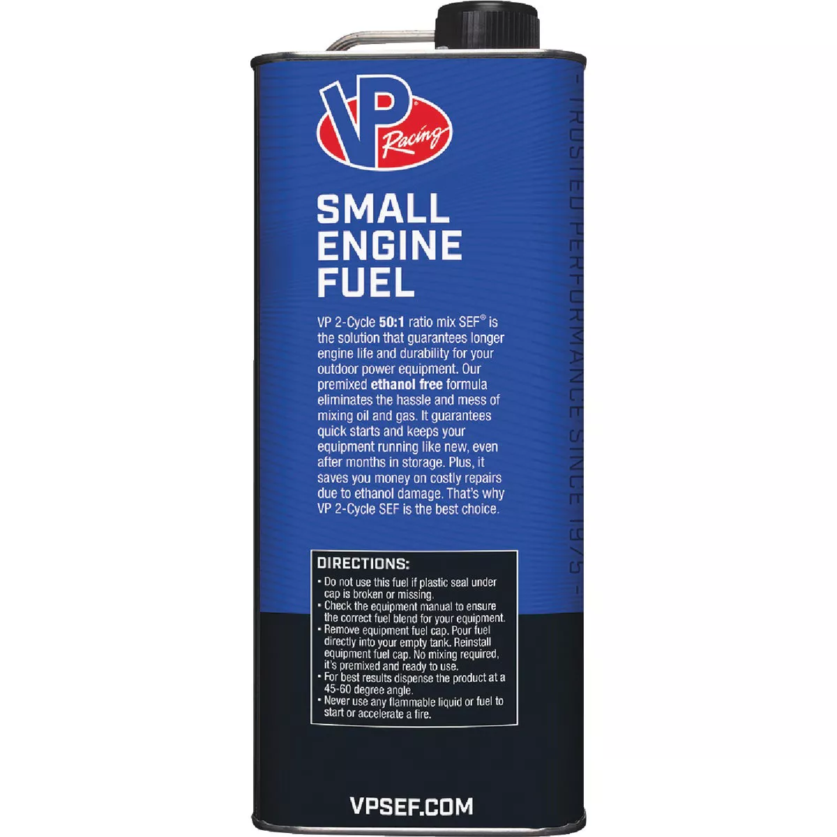 VP Racing Fuels 1 Gal. 50:1 Ethanol-Free Gas & Oil Pre-Mix