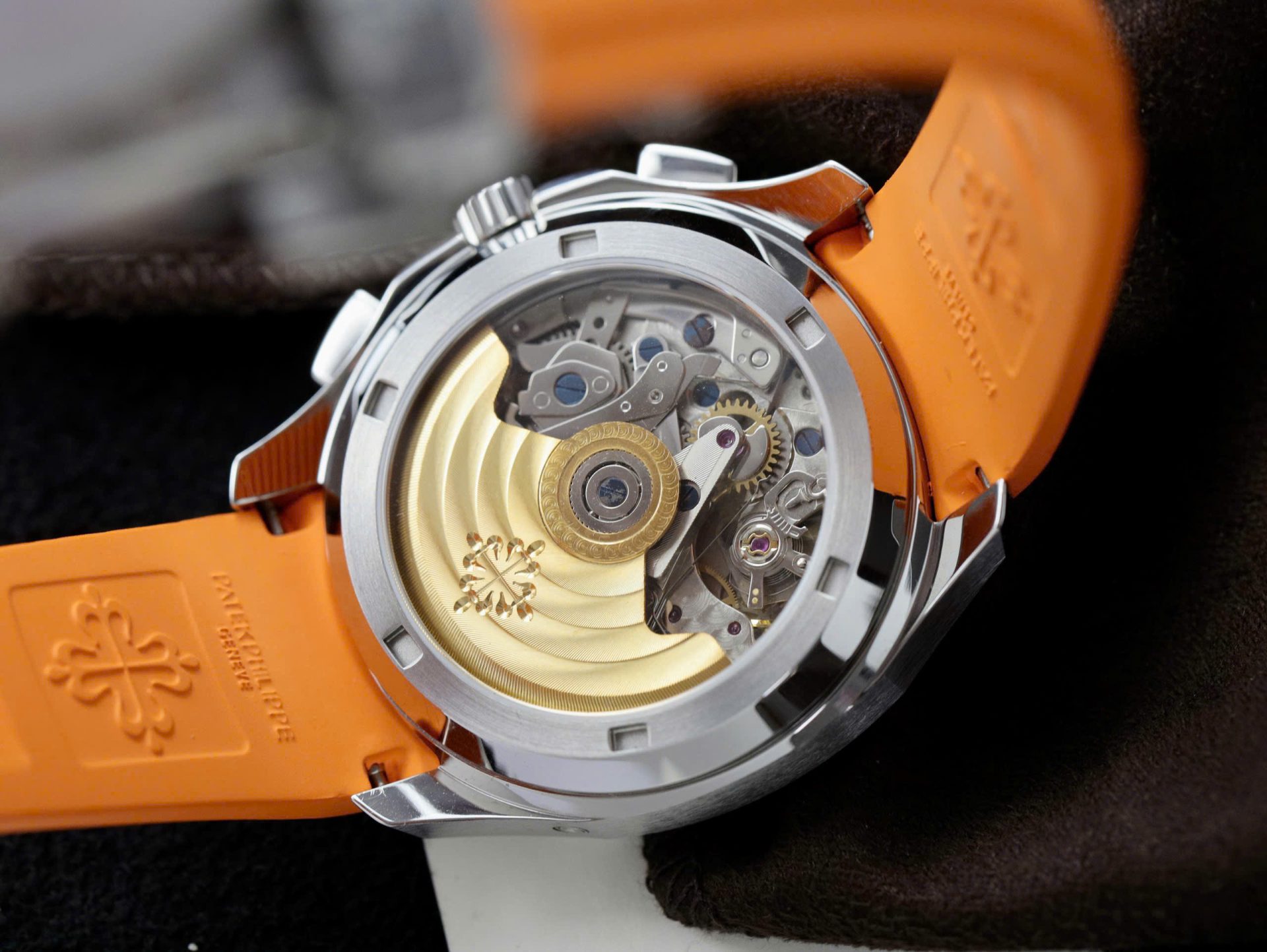 Patek Philippe Aquanaut 5968A Replica 11 Watch Orange Rubber Strap 42.2mm - Top club