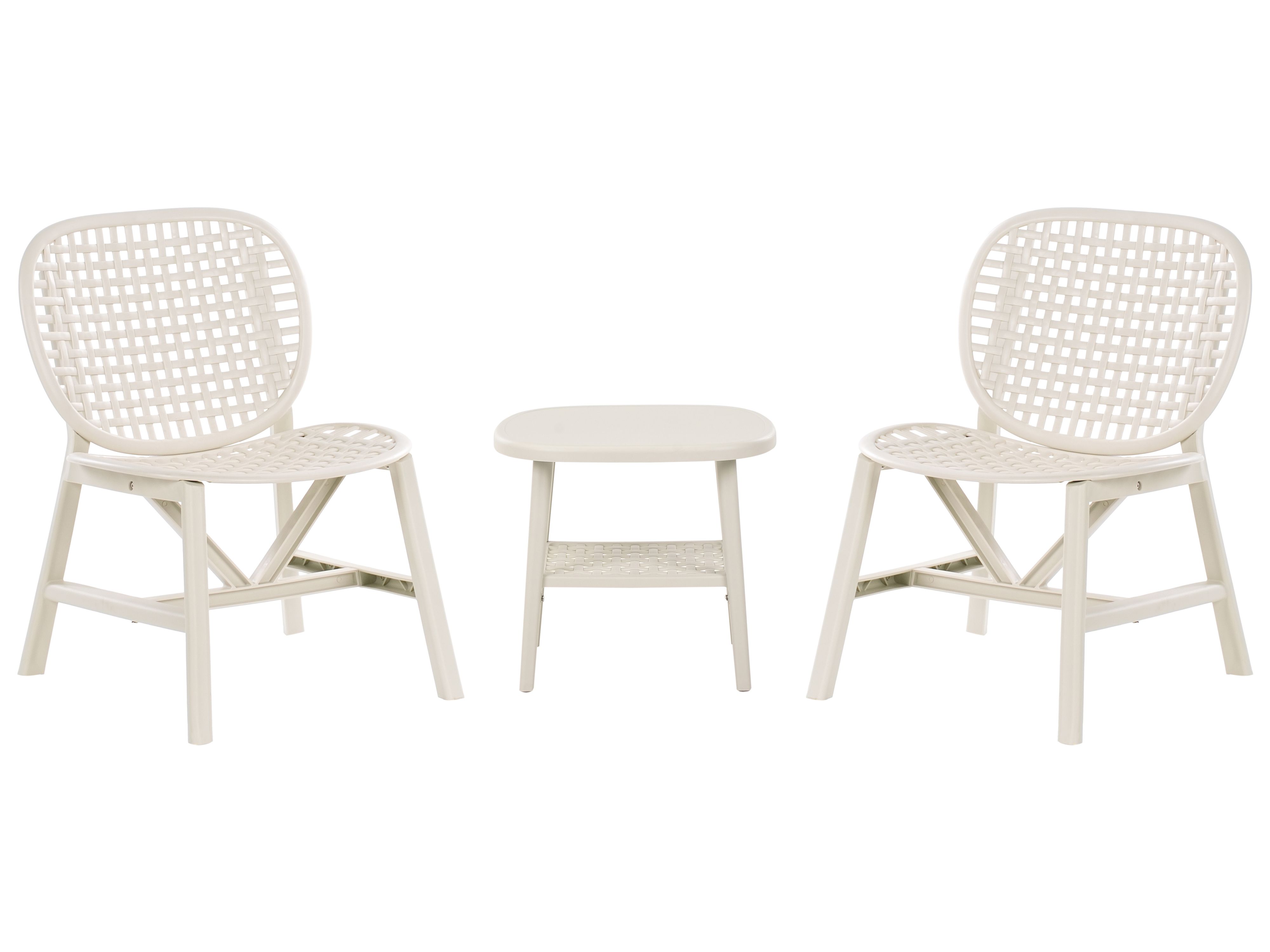 Bistro Set SICELLE Off-White