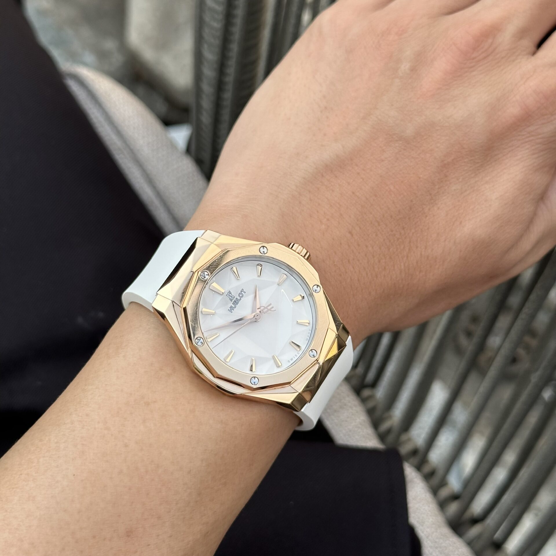 Hublot Replica Watch Orlinski King Gold White Dial APS Factory 40mm - Top club