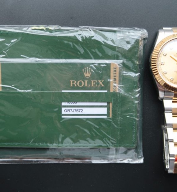 Replica Rolex DateJust II 41mm SS/YG YG Dial Diamonds Marker SS/YG Bracelet A3136 - Elite Watch Atelier