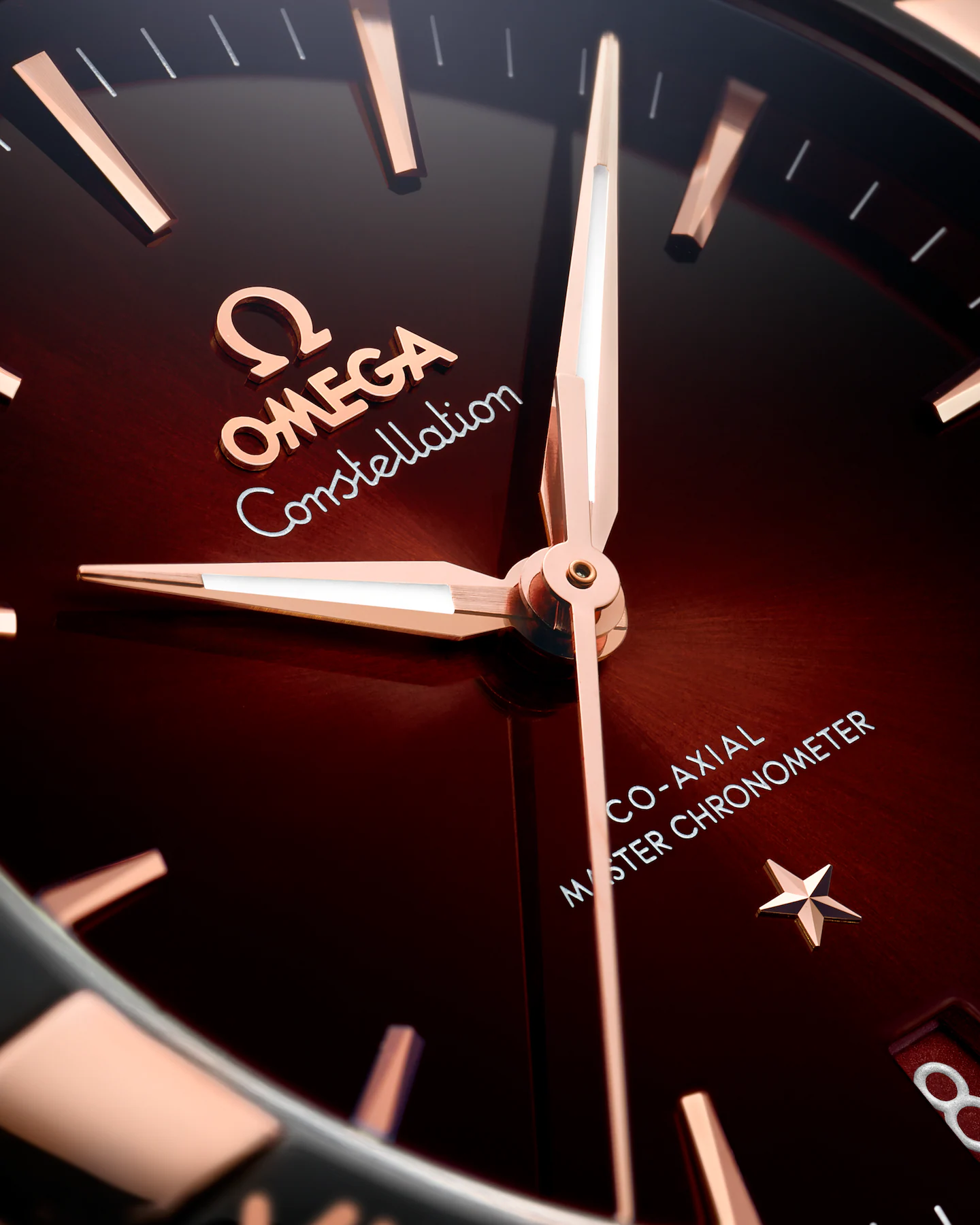 Constellation 41 mm, steel ? Sedna? gold on leather strap(1:1 replica) - Top club