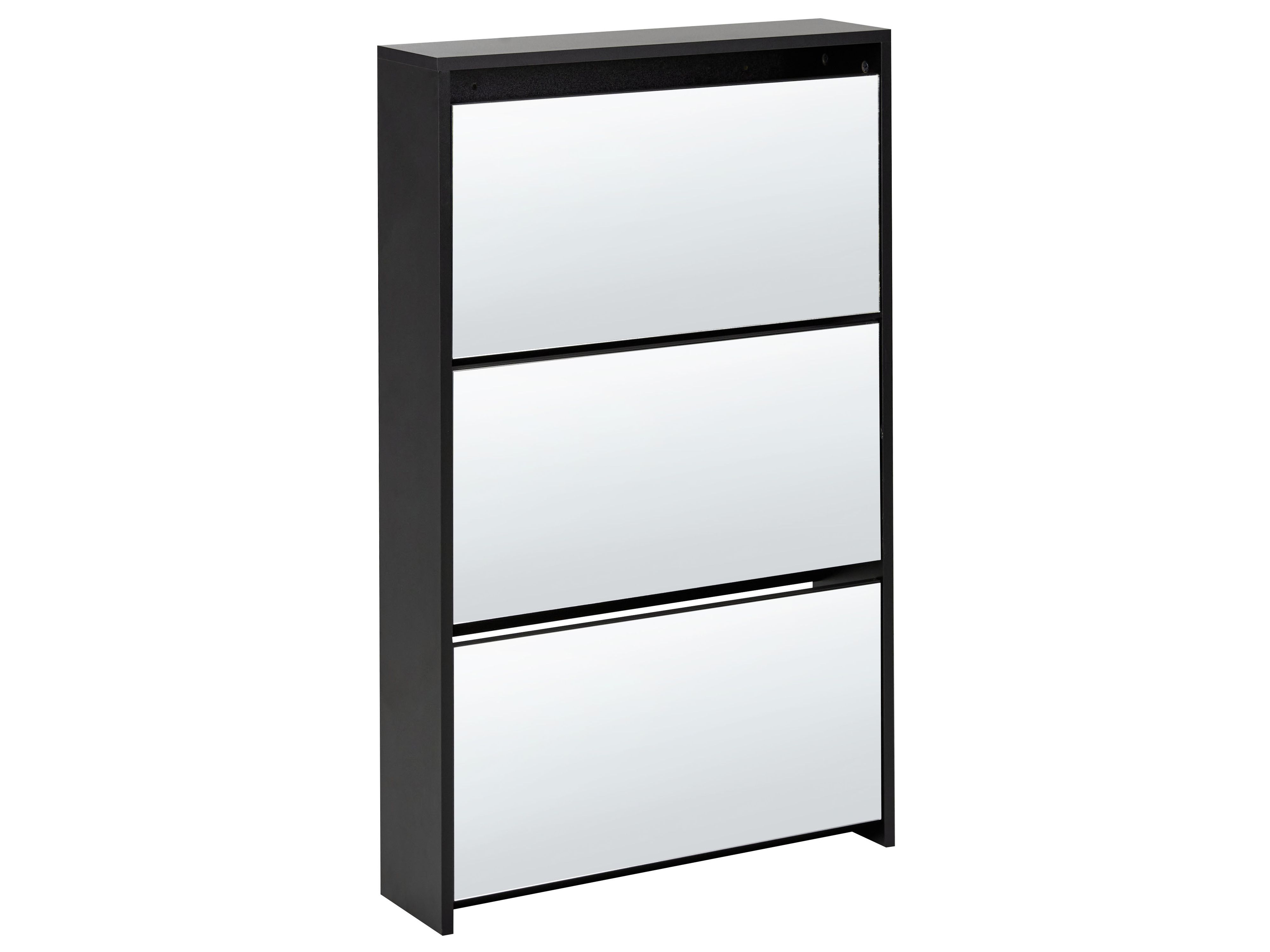 Shoe Storage Cabinet MIDFIELD with Storage Black