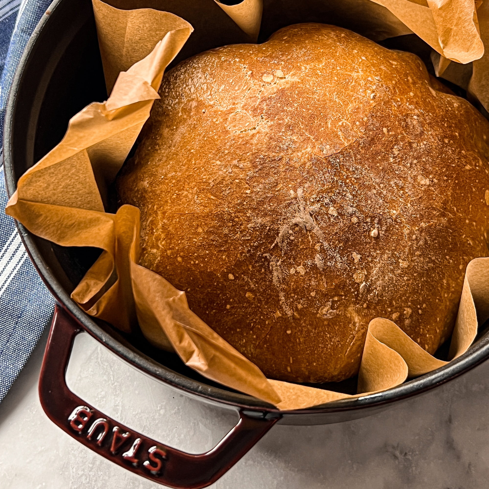 Staub Cast Iron 2.75-qt Round Cocotte - Basil - Image 20