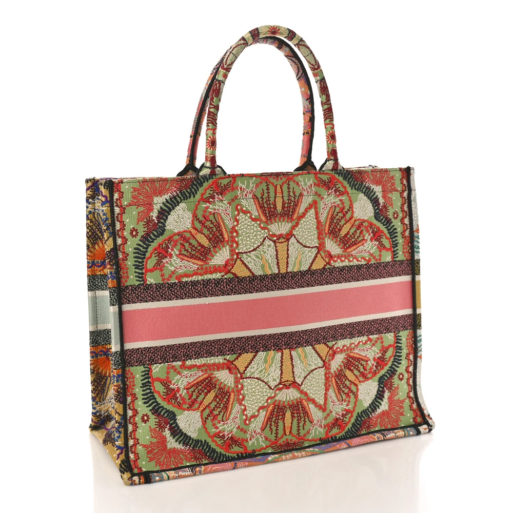 Dior Multicolor Embroidered Canvas Tote Replicas You’ll Love