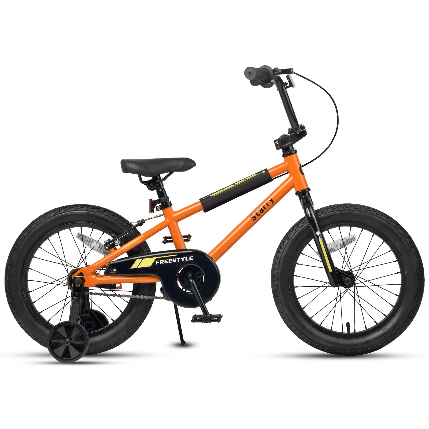 Glerc 14 Inch Little Kids Bike BMX Style Bicycle with Training Wheels Coaster Brake for 3 4 5 Years Old Boys Girls, Blue - Image 22
