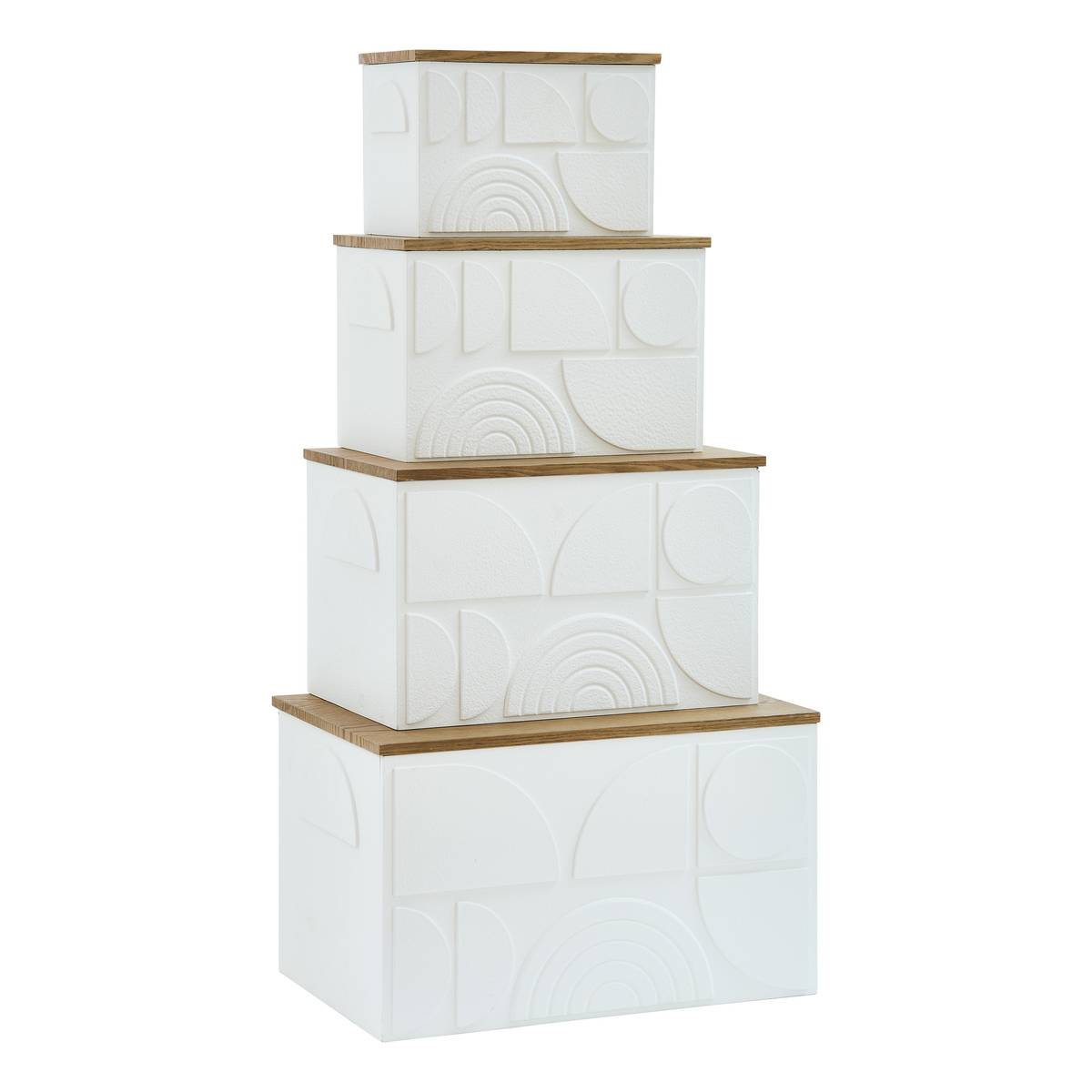 3D Trunk "Catalina" White, 54x33 cm