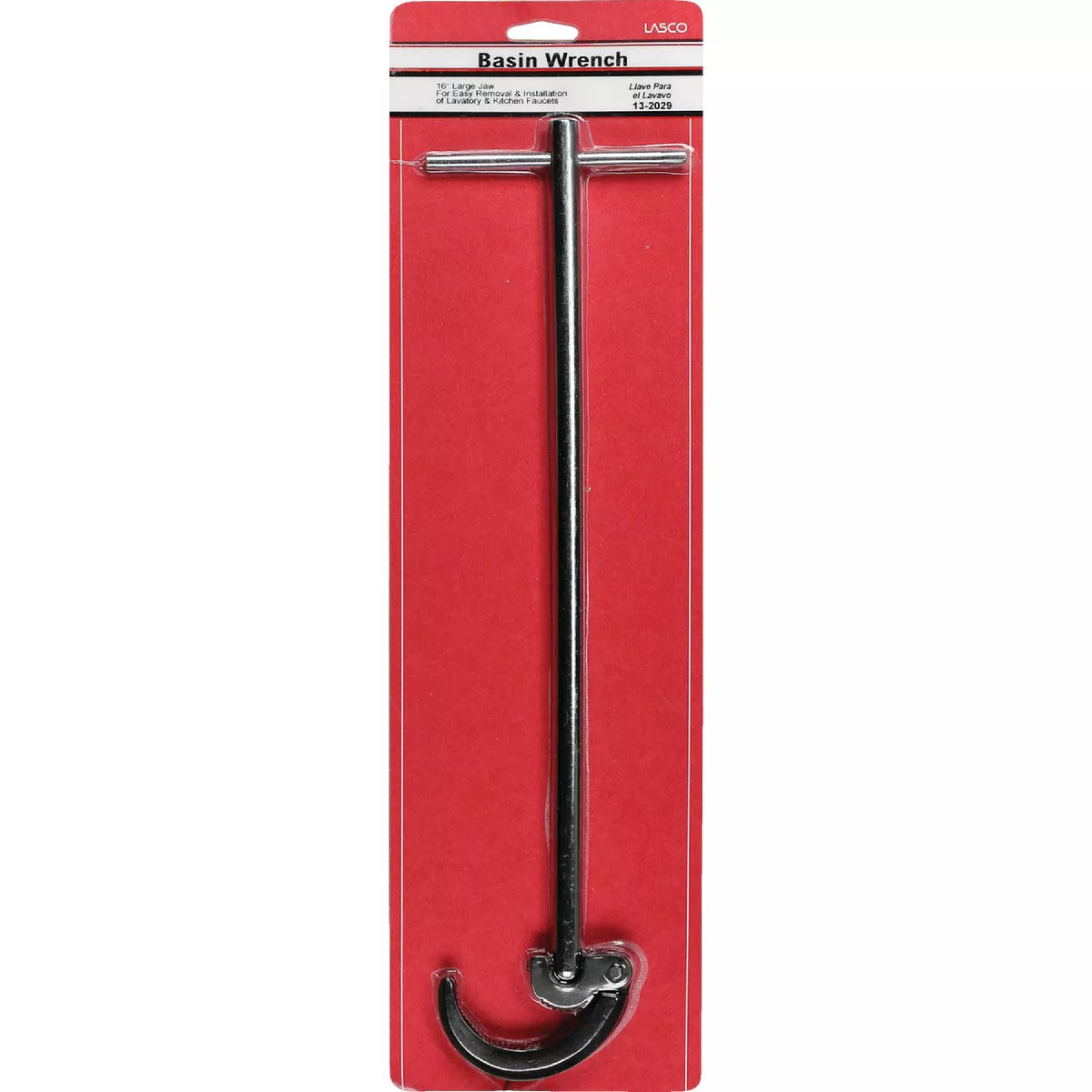 Lasco Faucet/Sink 16 In. Steel Basin Wrench
