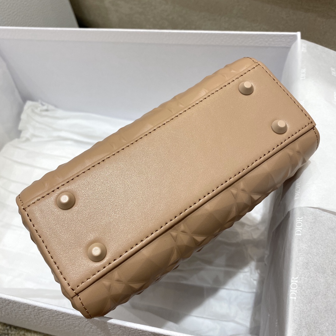 Dior Christian Dior Mini Lady Bag Beige For Women 6.5in/17cm1:1High-quality replica