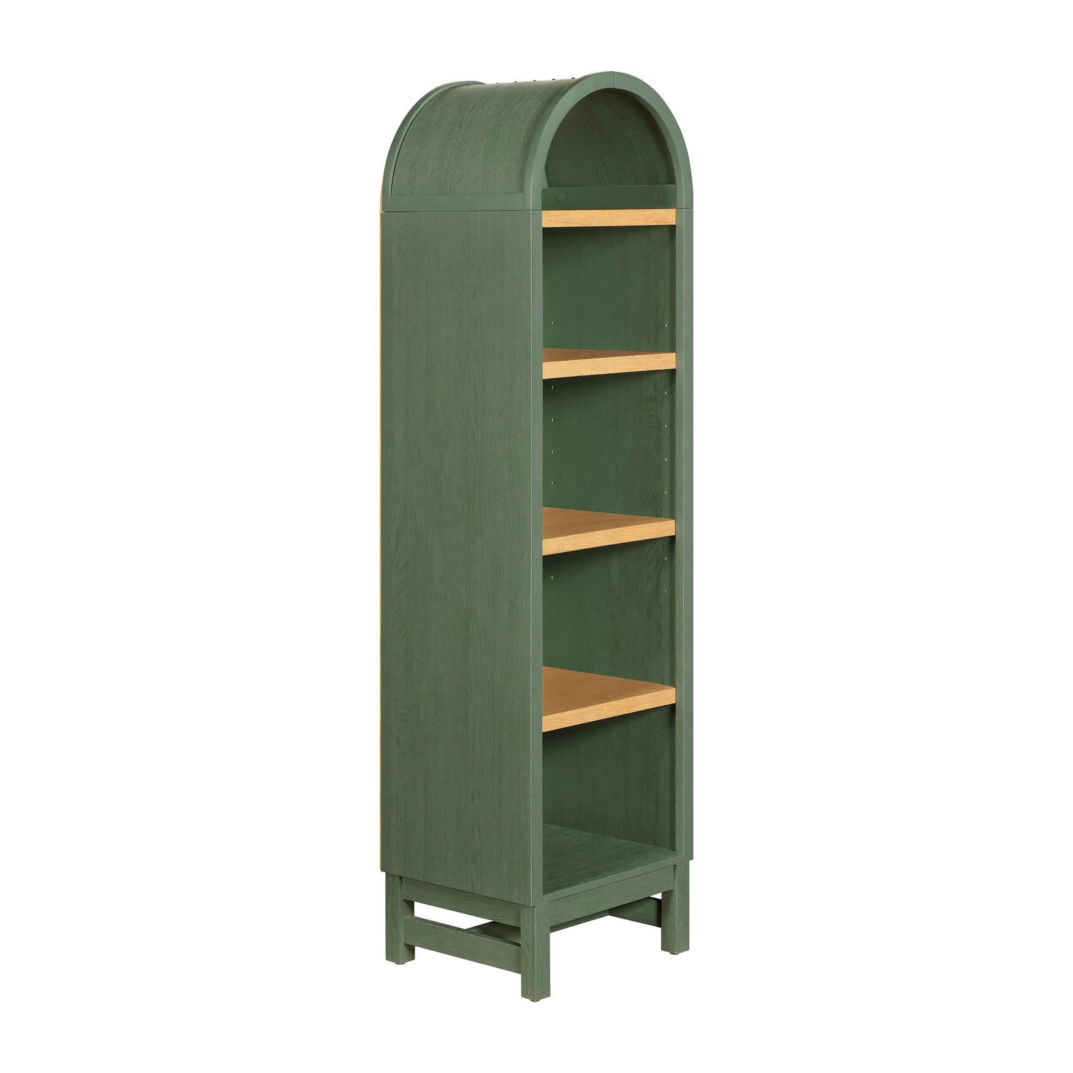 Better Homes & Gardens Juliet Narrow Arch Bookcase, Rich Black and Light Honey - Image 39