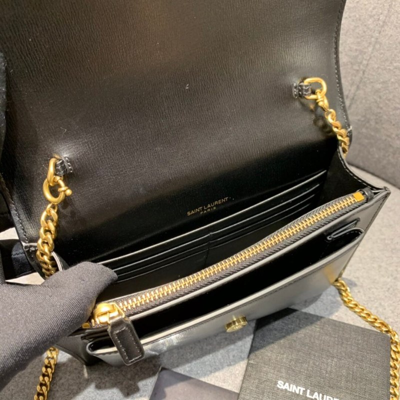 Replica Saint Laurent Sunset Chain Wallet In Smooth Leather 5330261:1High-quality replica