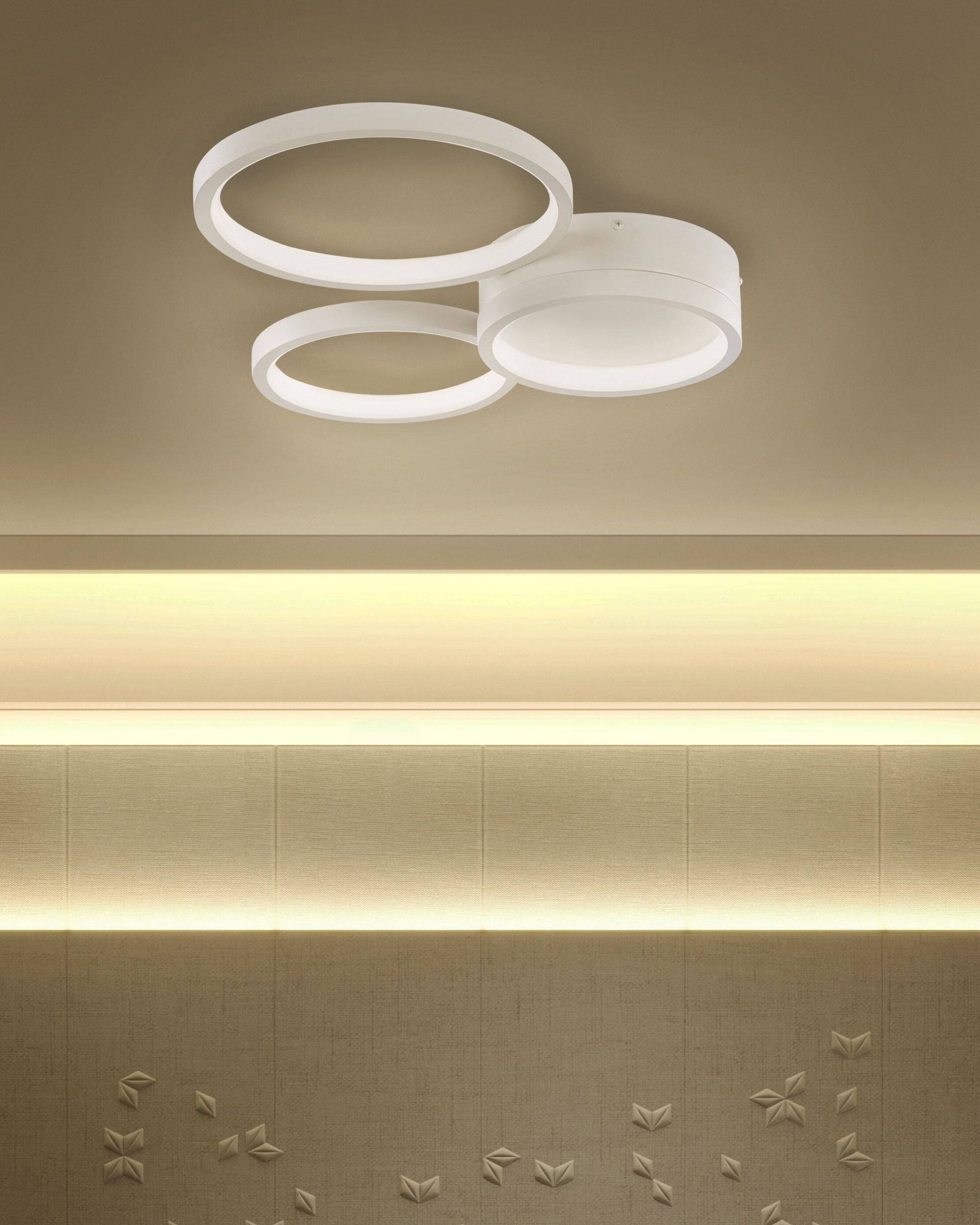 LED Ceiling Lamp AGNAT Metal White