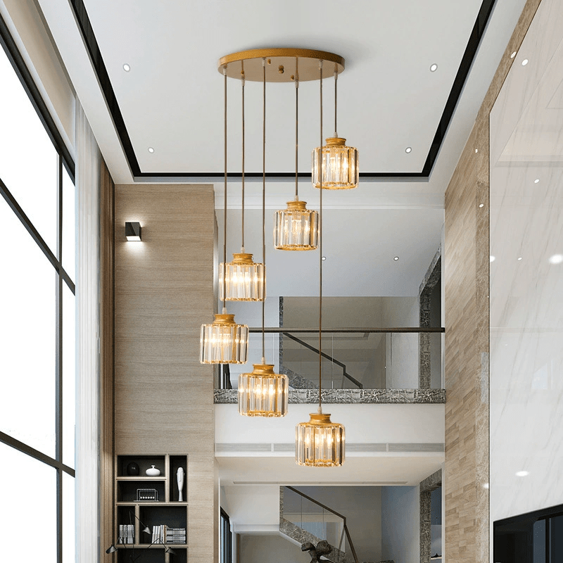 TrapLicht – Kristallen Vintage Chandelier – Stijlvol en Iconisch voor je Trappenhuis