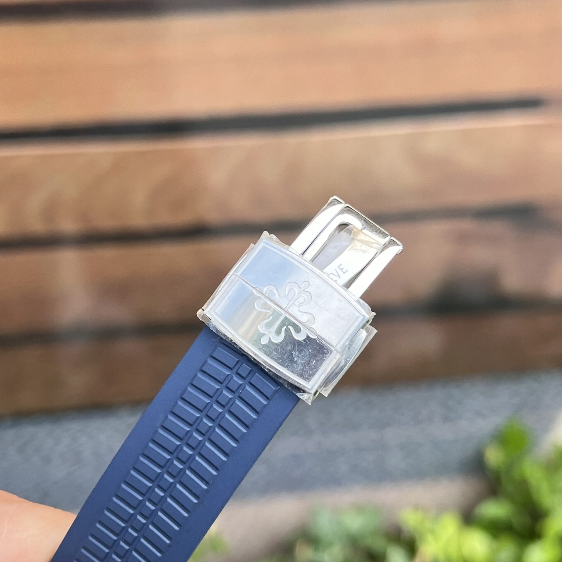 Patek Philippe Replica 1:1 Watch Aquanaut 5168G Blue Dial Rubber Strap 42mm - Top club