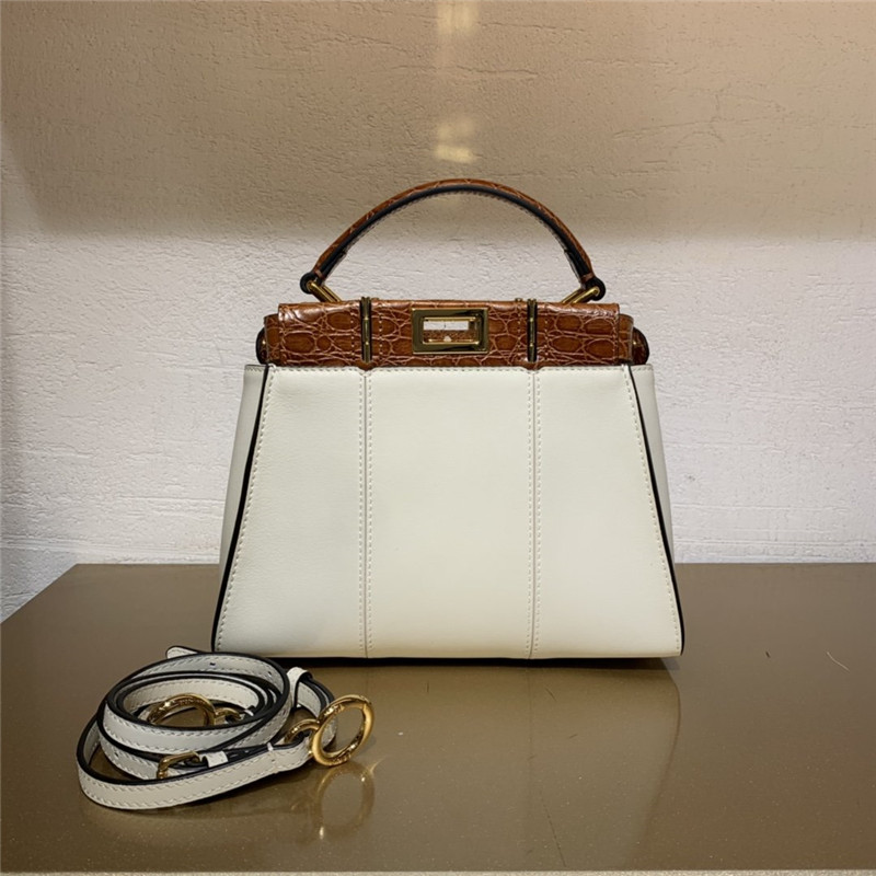 Fendi Peekaboo Mini Leather Tote bag - Replicaclubs