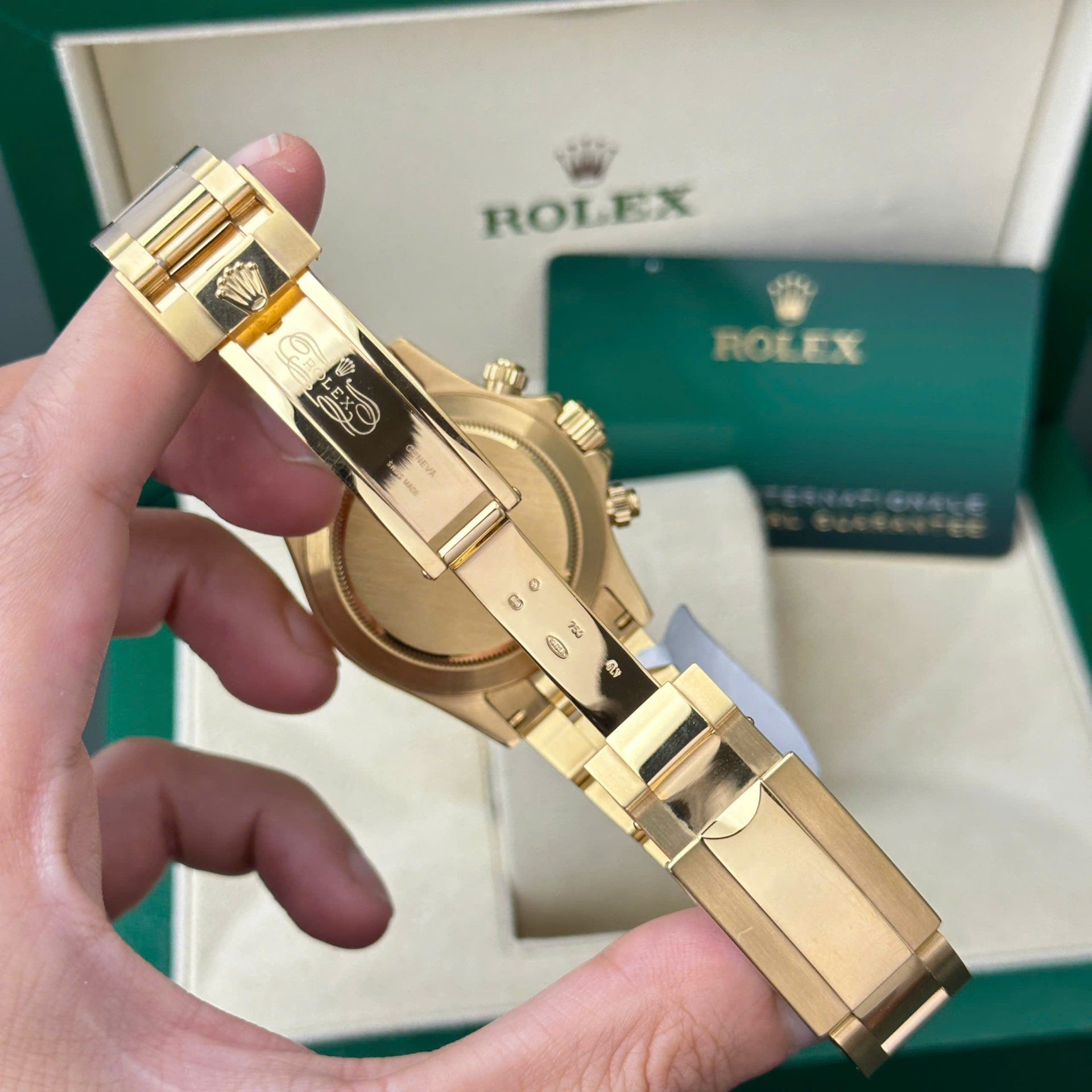 Rolex Daytona 116508 Gold Wrapped Replica 11 Watch Dial Mother Of Pearl 40mm - Top club