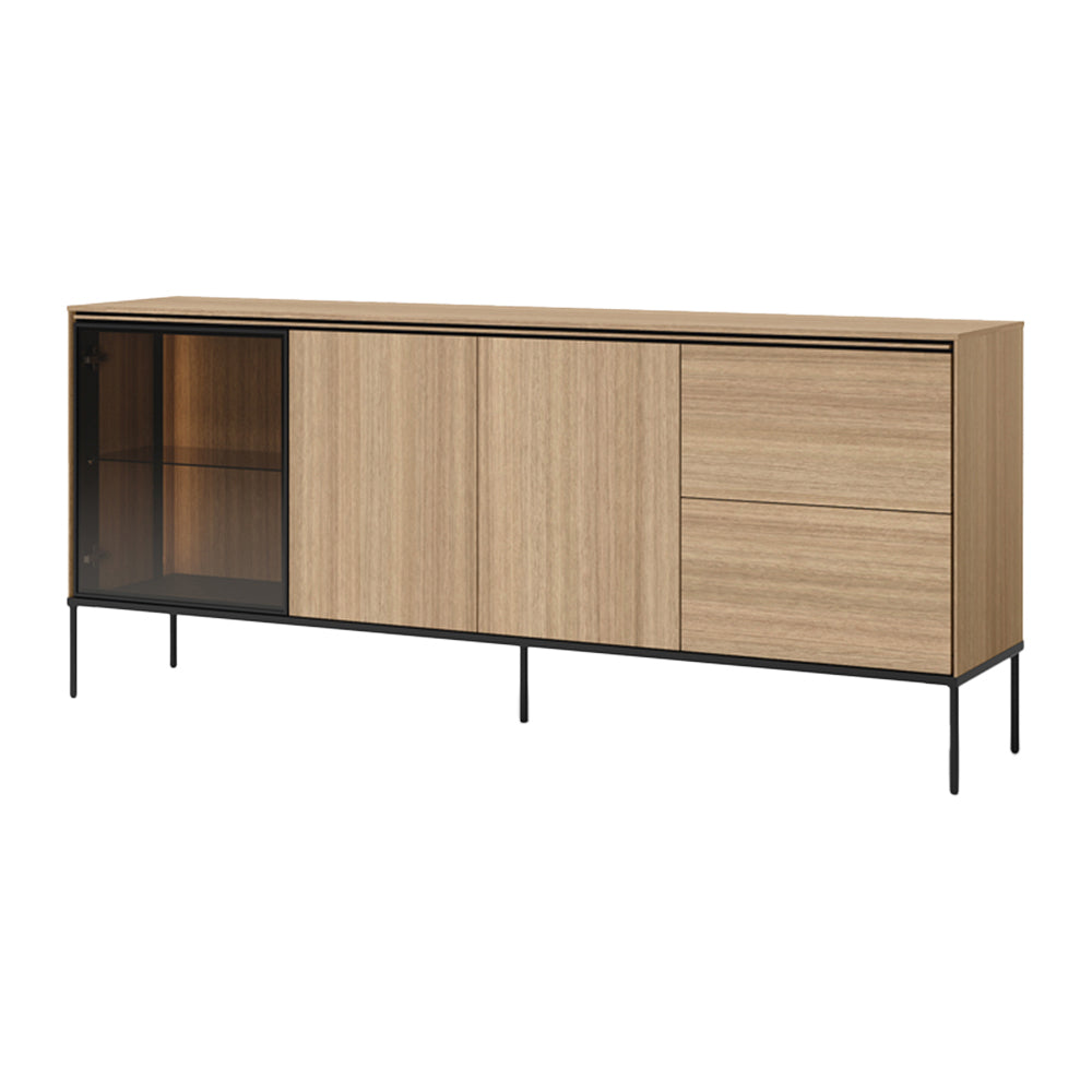 Blokker Grain Dressoir B 201 cm - Eikenhout