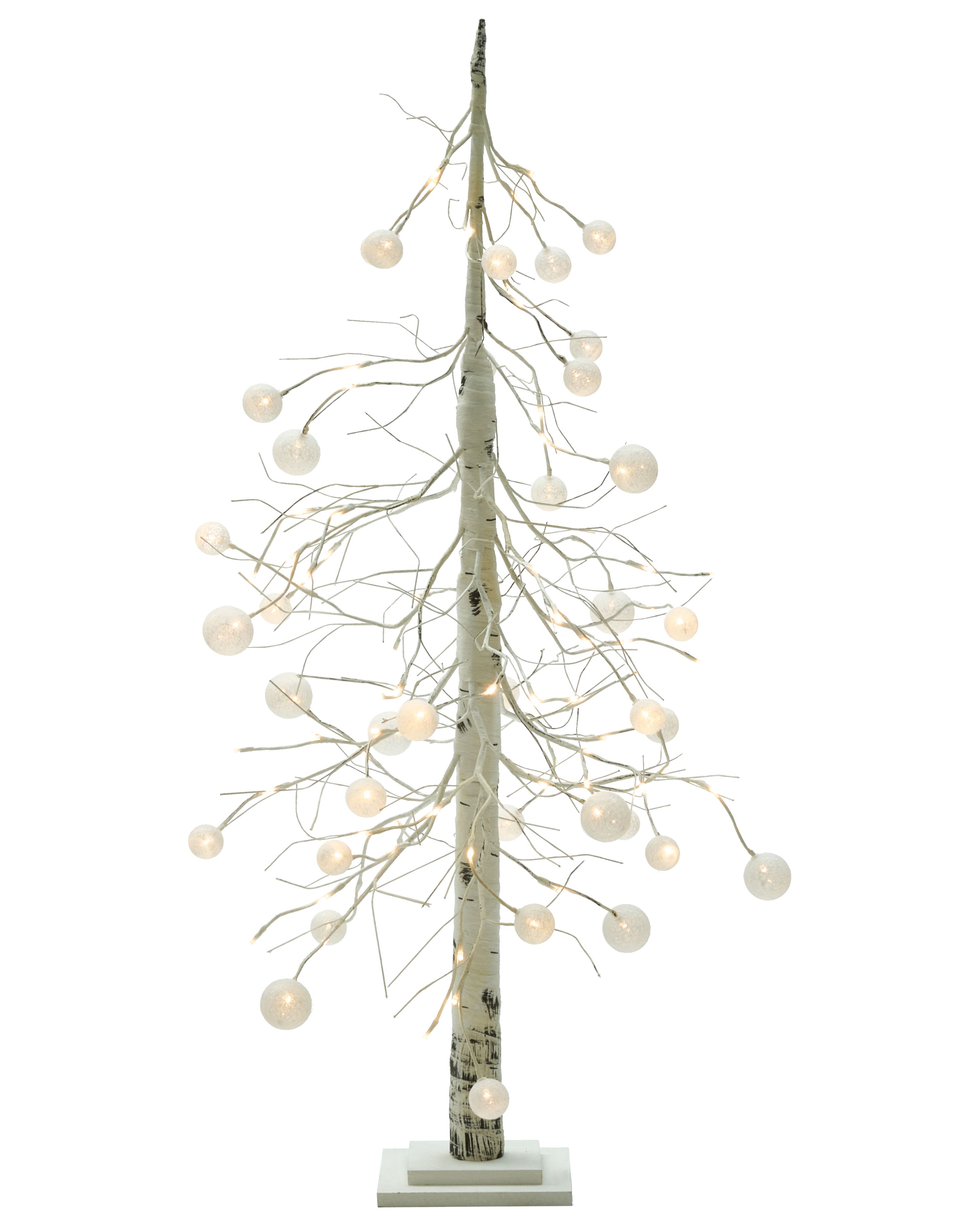 Outdoor Decoration LED HOLAR Christmas Tree 122 cm White