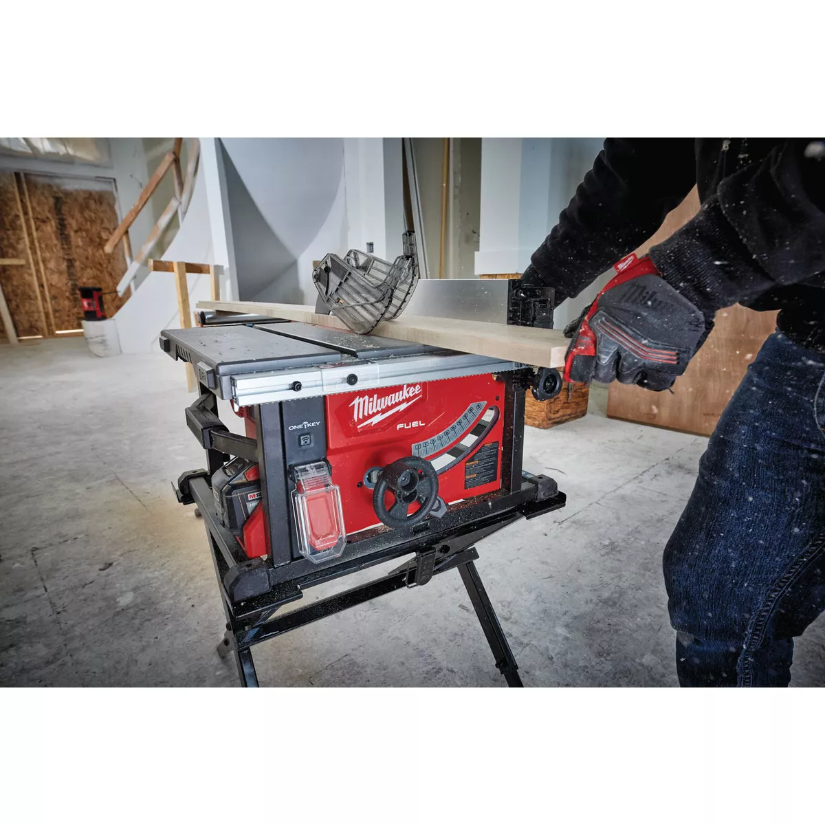 Milwaukee M18 FUEL One-Key Brushless 8-1/4 In. Cordless Table Saw Kit with 12.0 Ah Battery & Charger