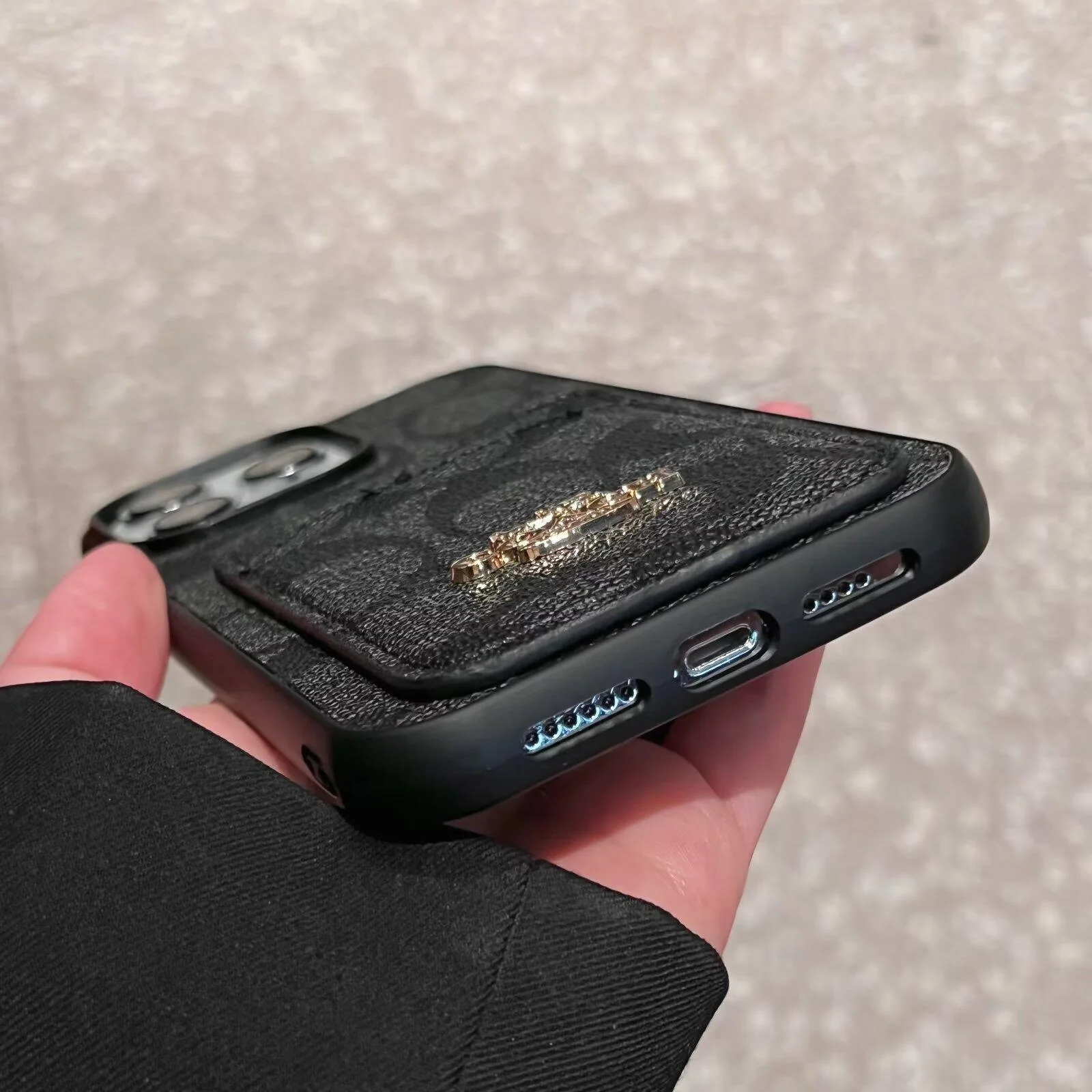 Coa Card Bag Leather iPhone Case - Wholesale & Influencer