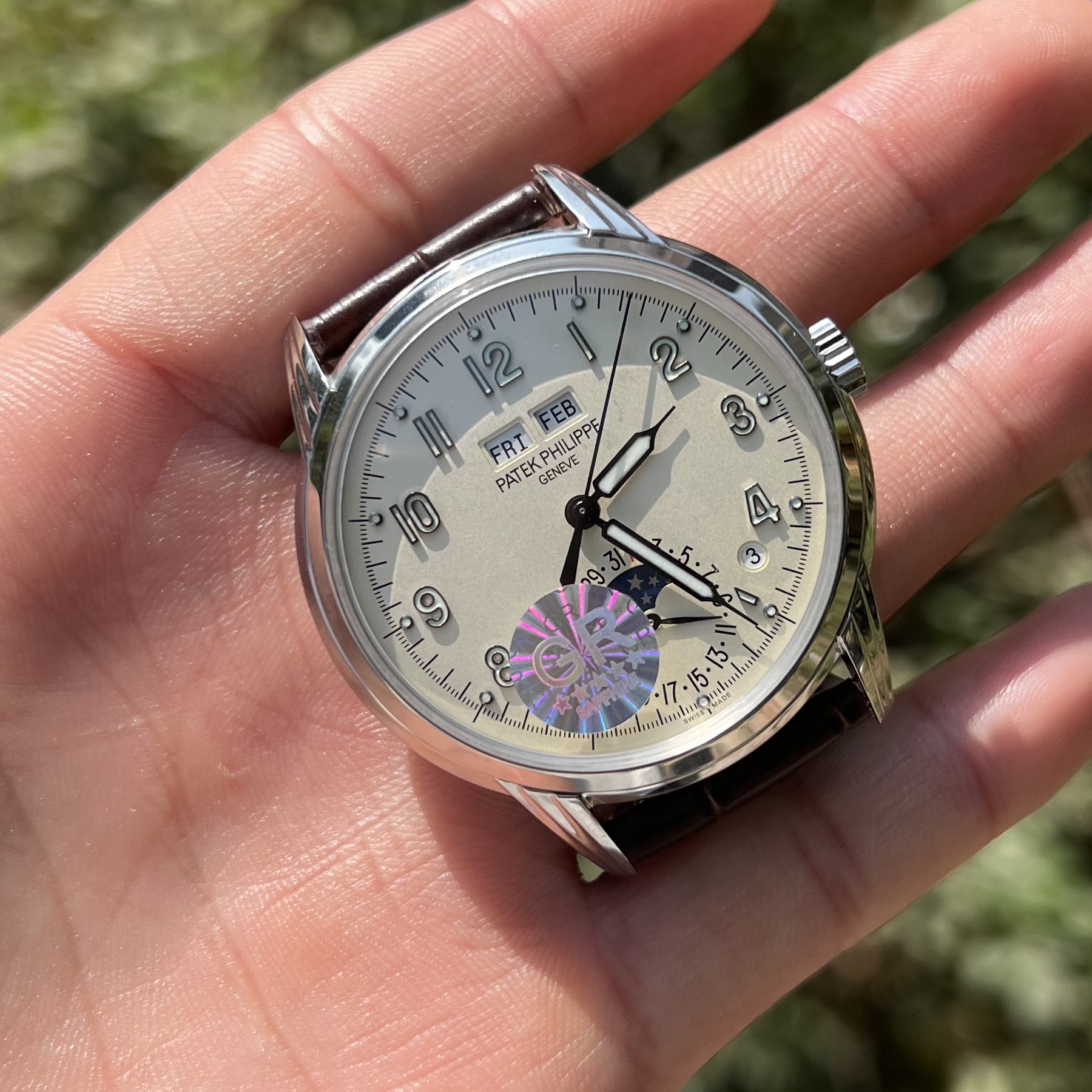 Patek Philippe Complications 5320G Replica Watch Leather Strap 40mm - Top club