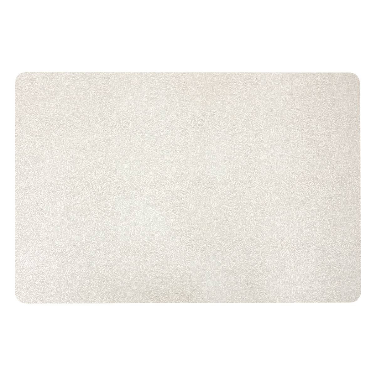 Placemat "Mira" PU - Polyurethane, 49x33 cm, White