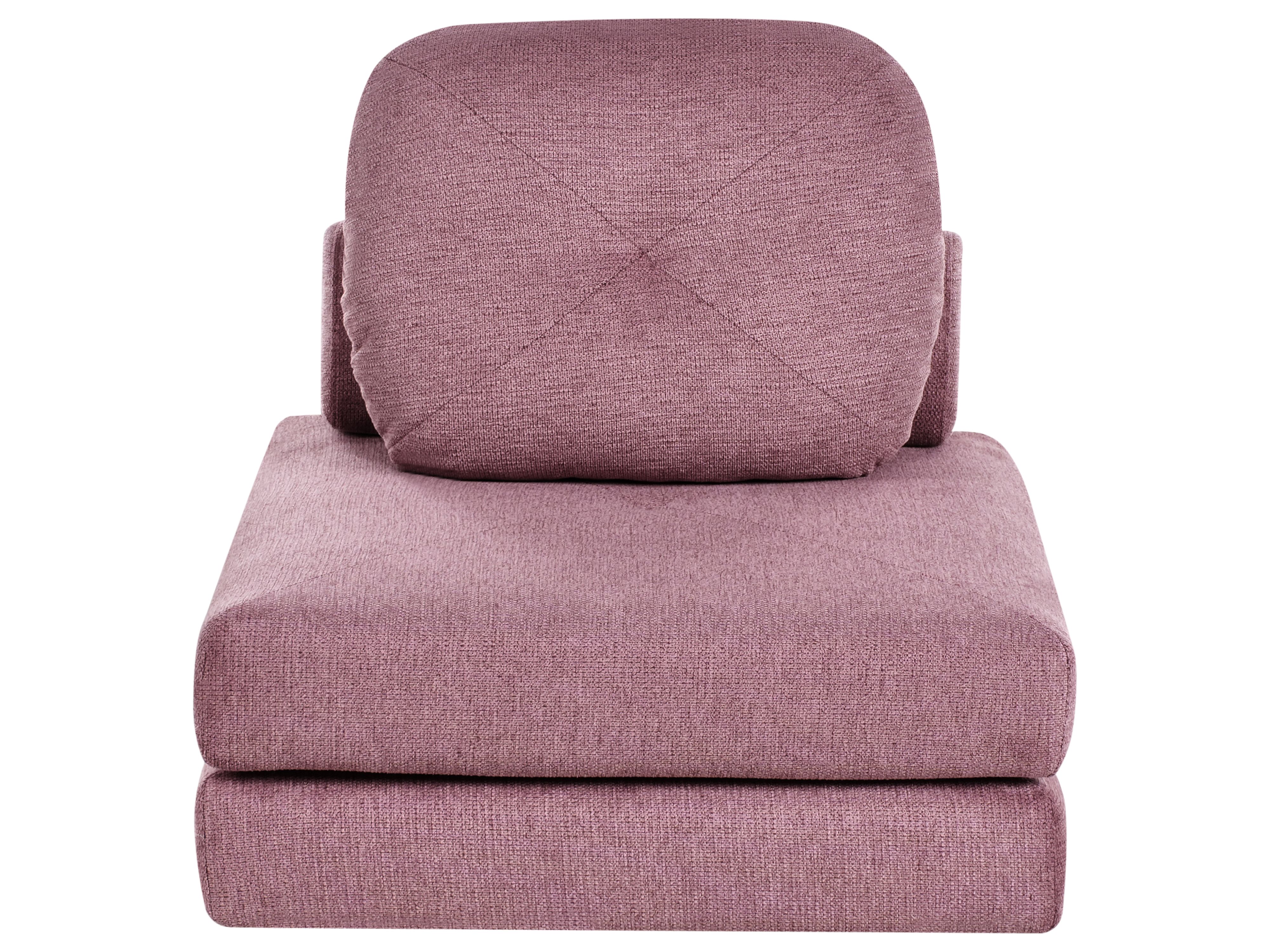 Single Sofa Bed OLDEN Fabric Pink