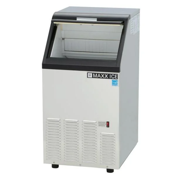 Edgecraft MAXX ICE Self-Contained Bullet Dice Ice Maker, 75 Lb, Silver