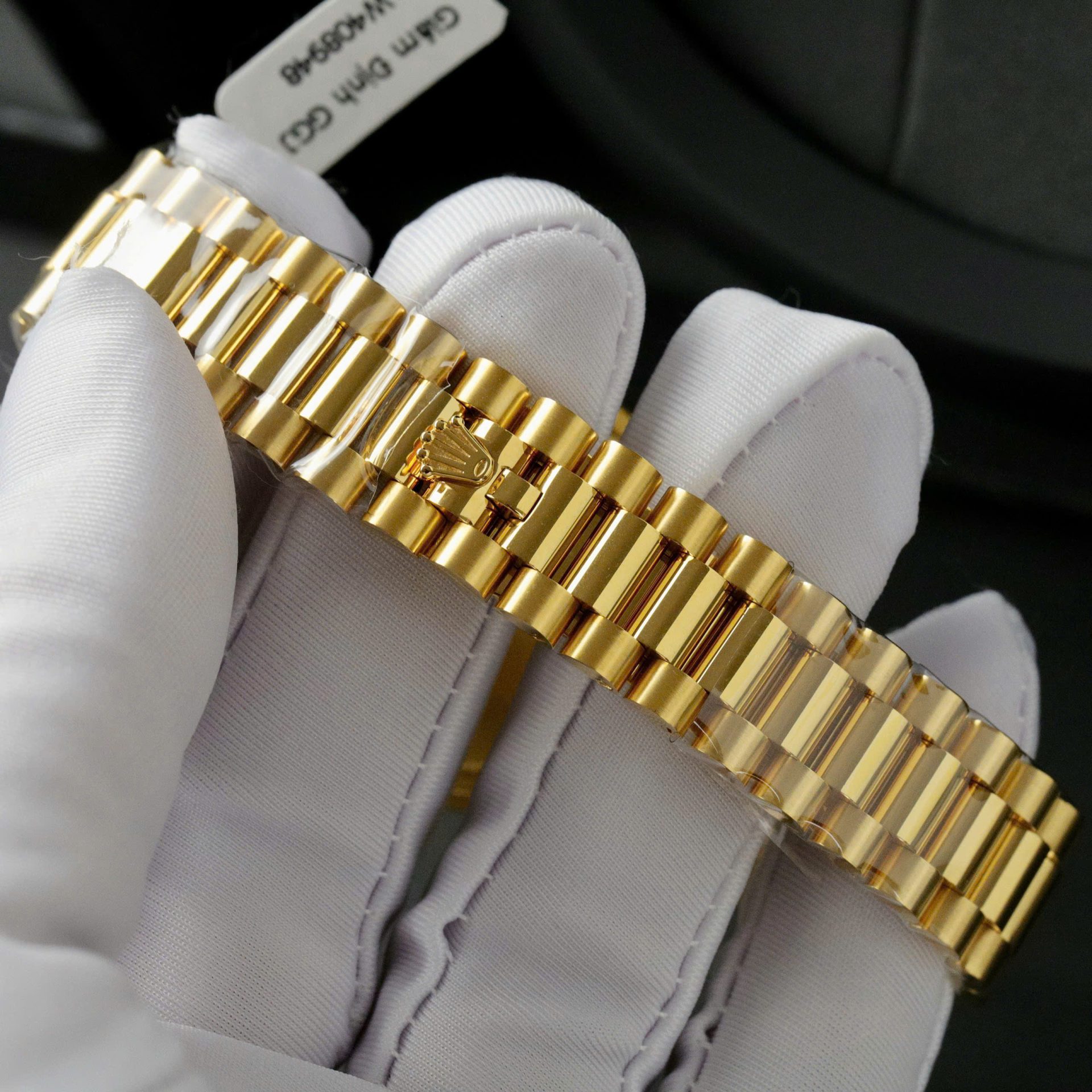 Rolex DateJust Butterfly Dial Custom Gold Wrapped 18K + Diamonds Moissanite 31mm - Elite Watch Atelier