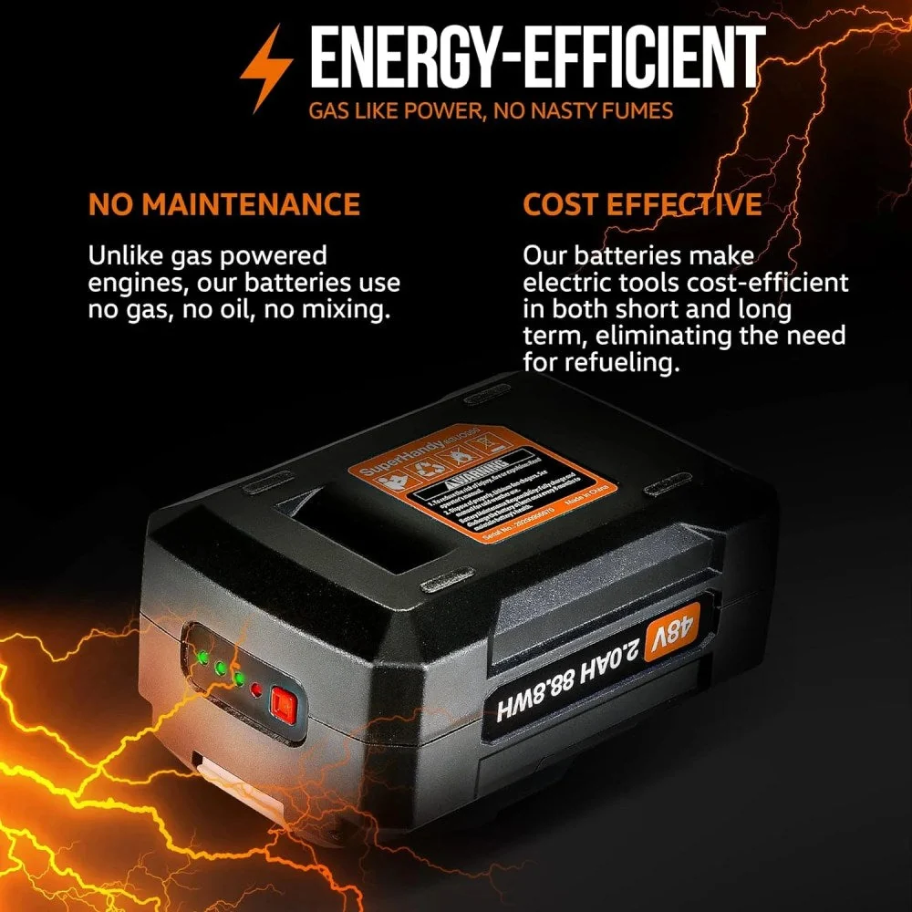SuperHandy 48V 2Ah Rechargeable Lithium-Ion Power Tool Battery - Image 4 SuperHandy 48V 2Ah Rechargeable Lithium-Ion Power Tool Battery - Image 4
