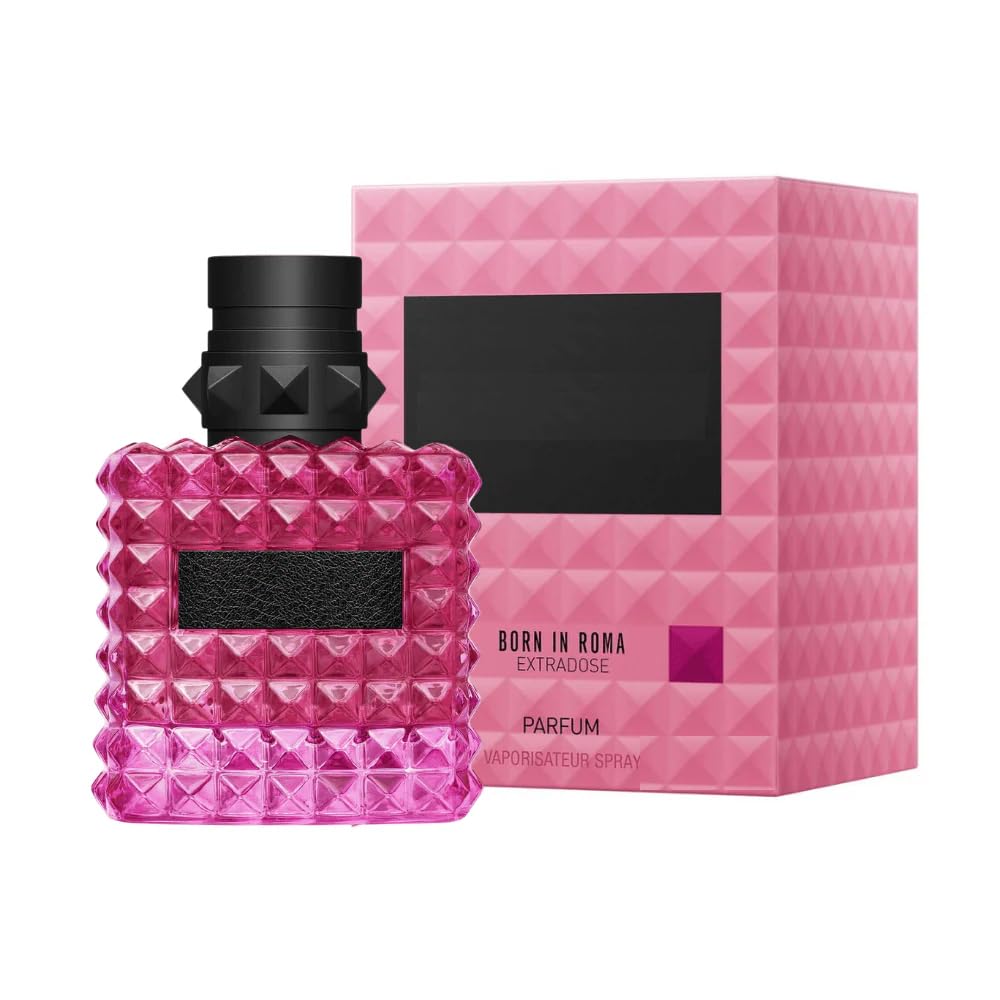 Born in Roma Extradose Parfum – Vibrant Pink Floral Fragrance | Vaporisateur Spray(100ml） - COZYMIZE