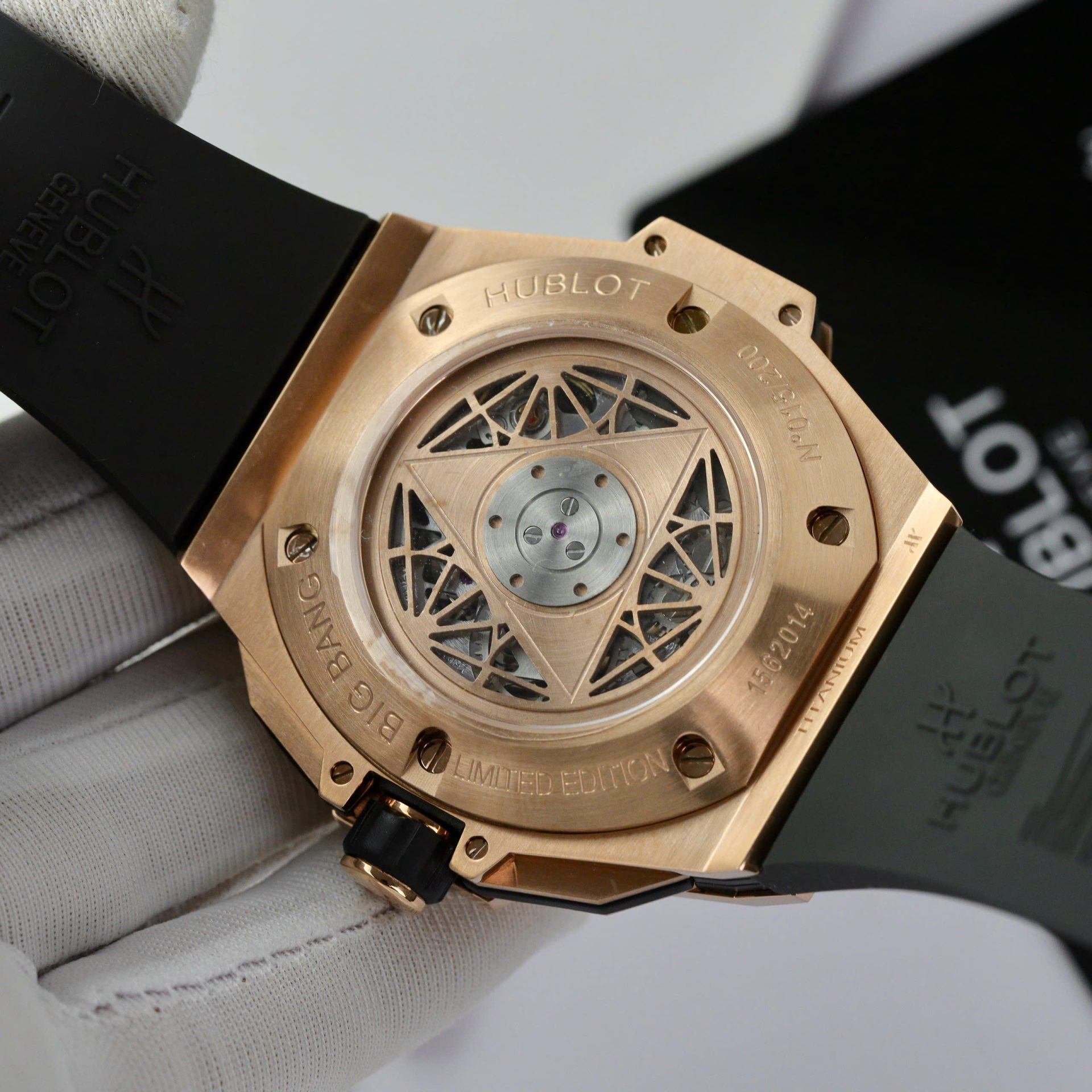 Hublot Big Bang Sang Bleu II King Gold Fake Watch Blue HB Factory 44mm - Top club