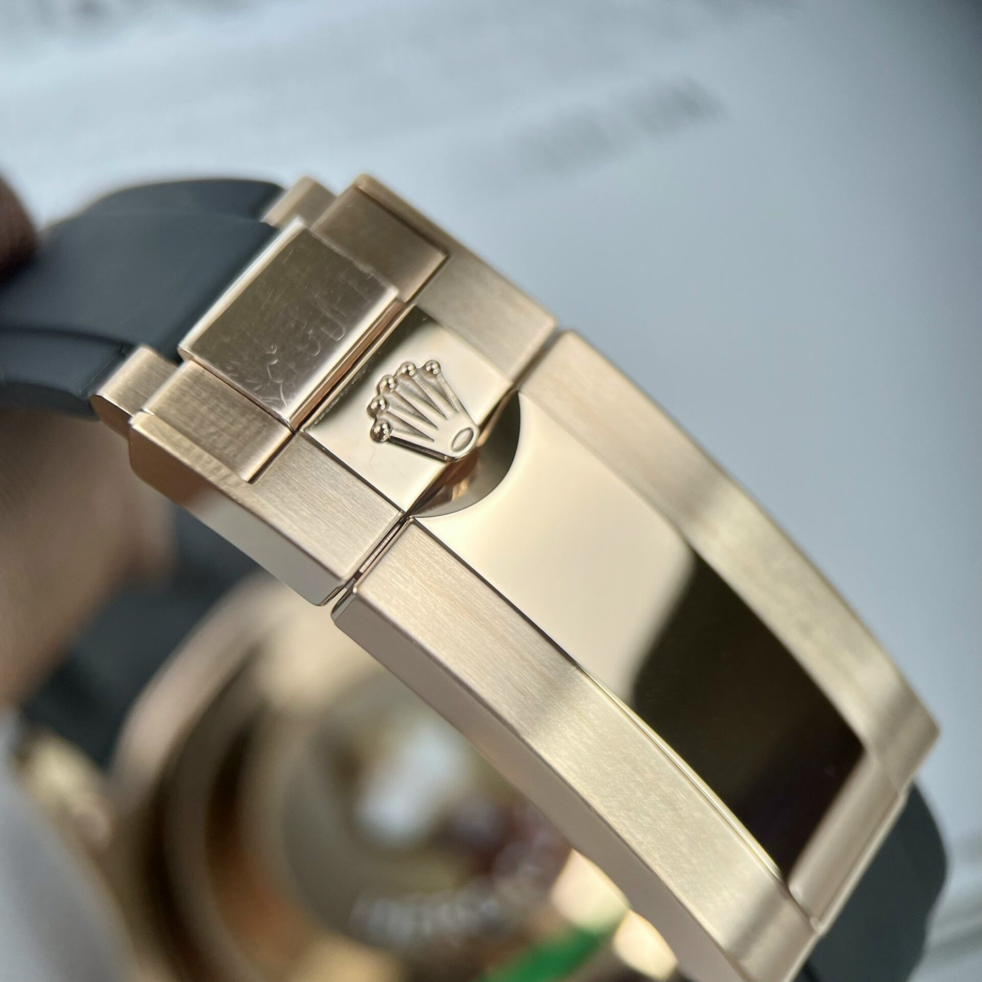 Rolex Yacht-Master 116655 Replica Watch Rose Gold Clean Factory 40mm - Top club