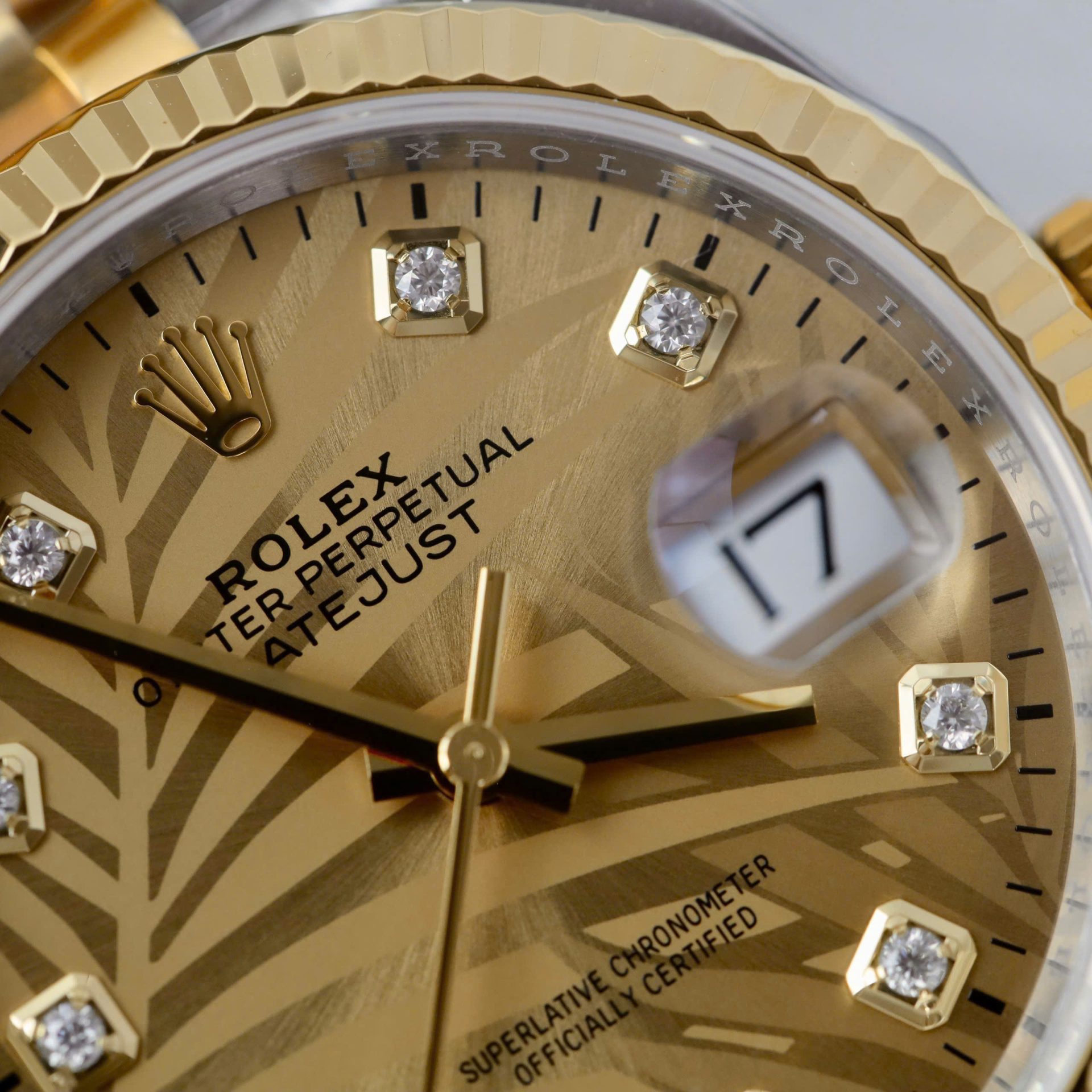 Rolex Replica Watches DateJust 126233 Palm Dial VS Factory 36mm - Top club