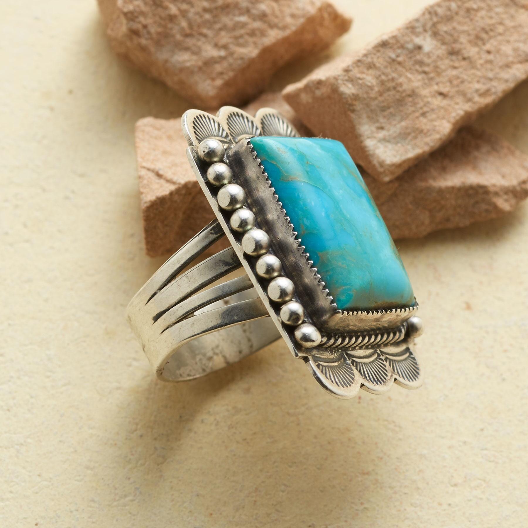 Treasured Turquoise Ring - Sundance Clothing