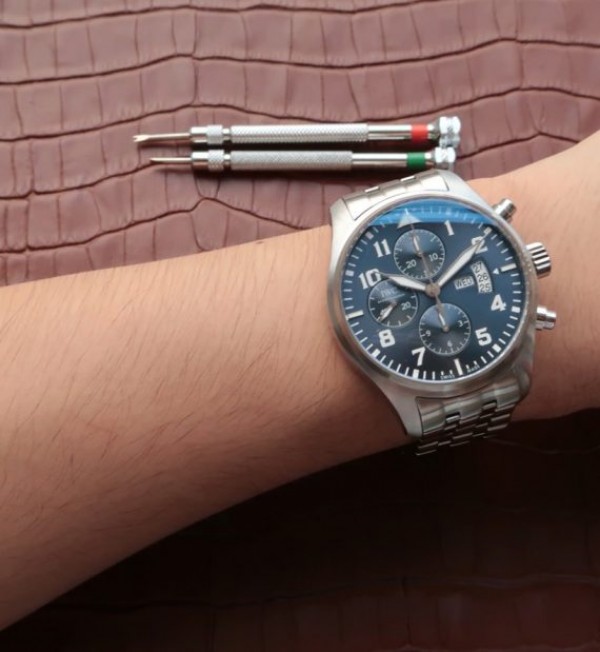 Replica IWC ZF Pilot Chrono 377706 Le Petit Prince SS Bracelet - Top club