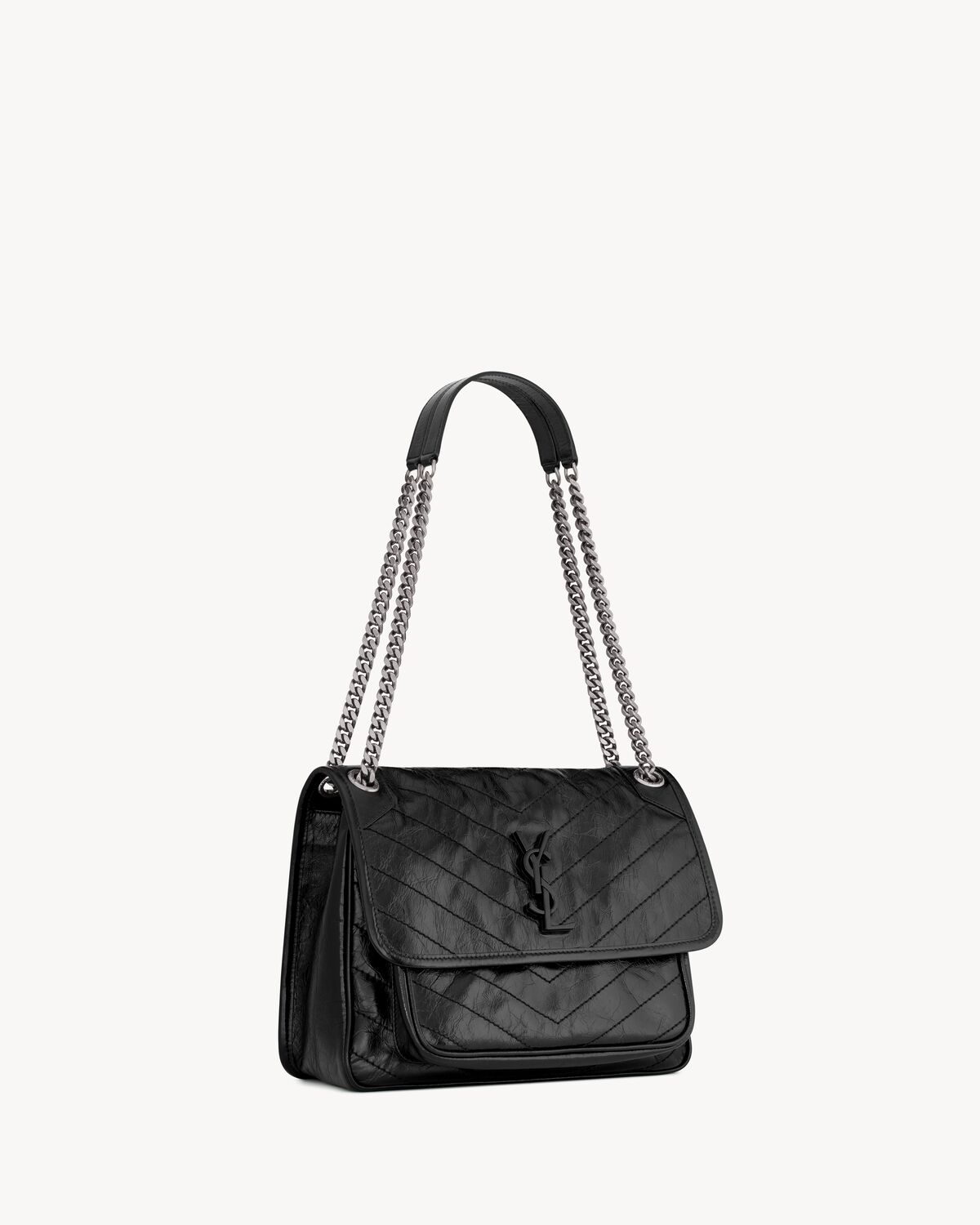 Replicate YSL Niki Medium in Vintage Leather(1:1 replica)