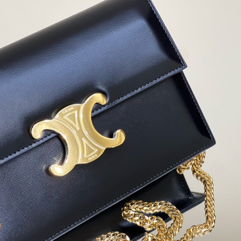 Replica Celine Clutch Soir Black1:1High-quality replica