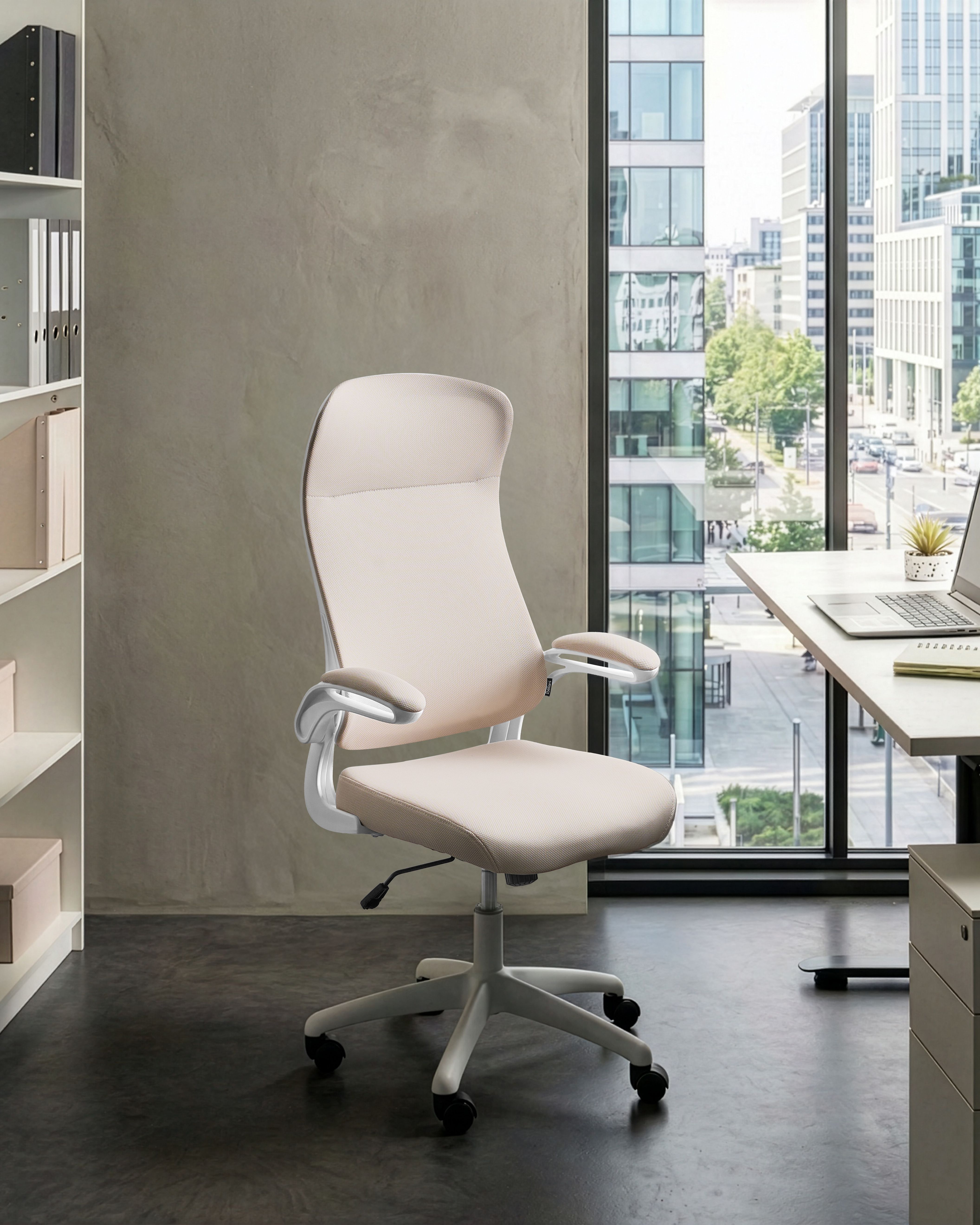 Office Chair NEXEL Fabric Beige