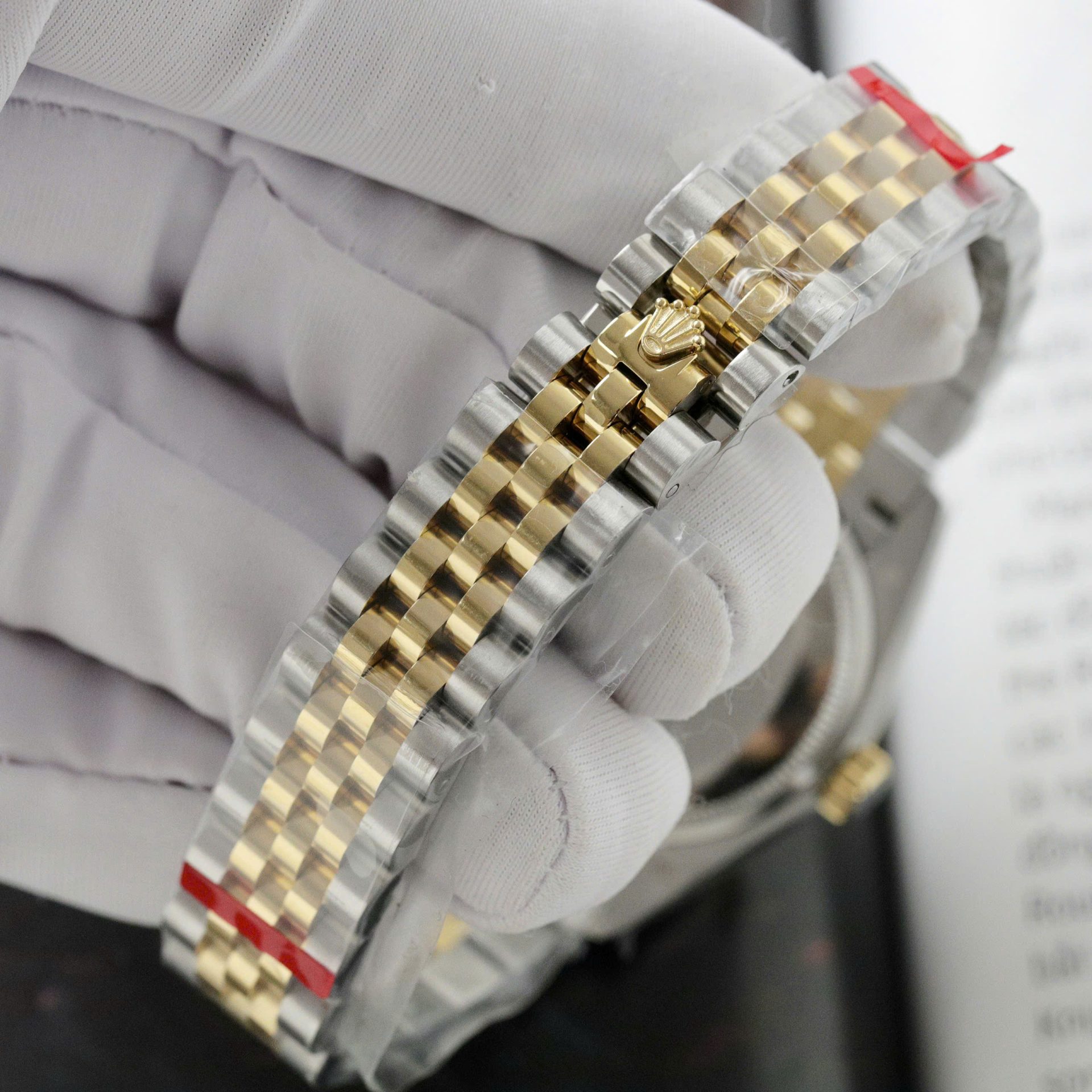 Rolex DateJust Women Replica Watch Demi Yellow Gold Jubilee Strap 31mm - Top club