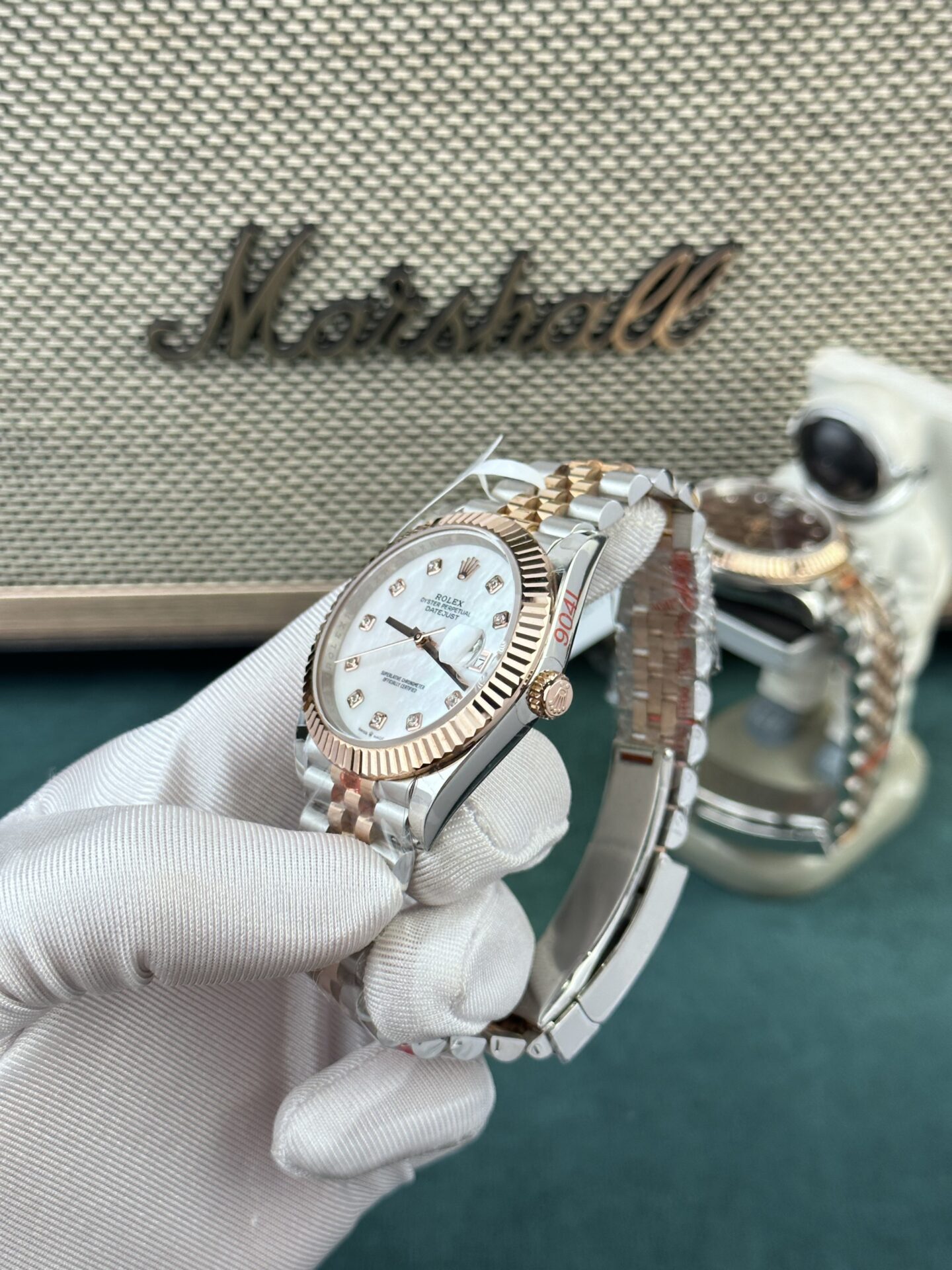 Rolex Replica 11 Watch DateJust Rose Gold Wrapped Mother-of-Pearl Dial GM Factory 36mm - Top club