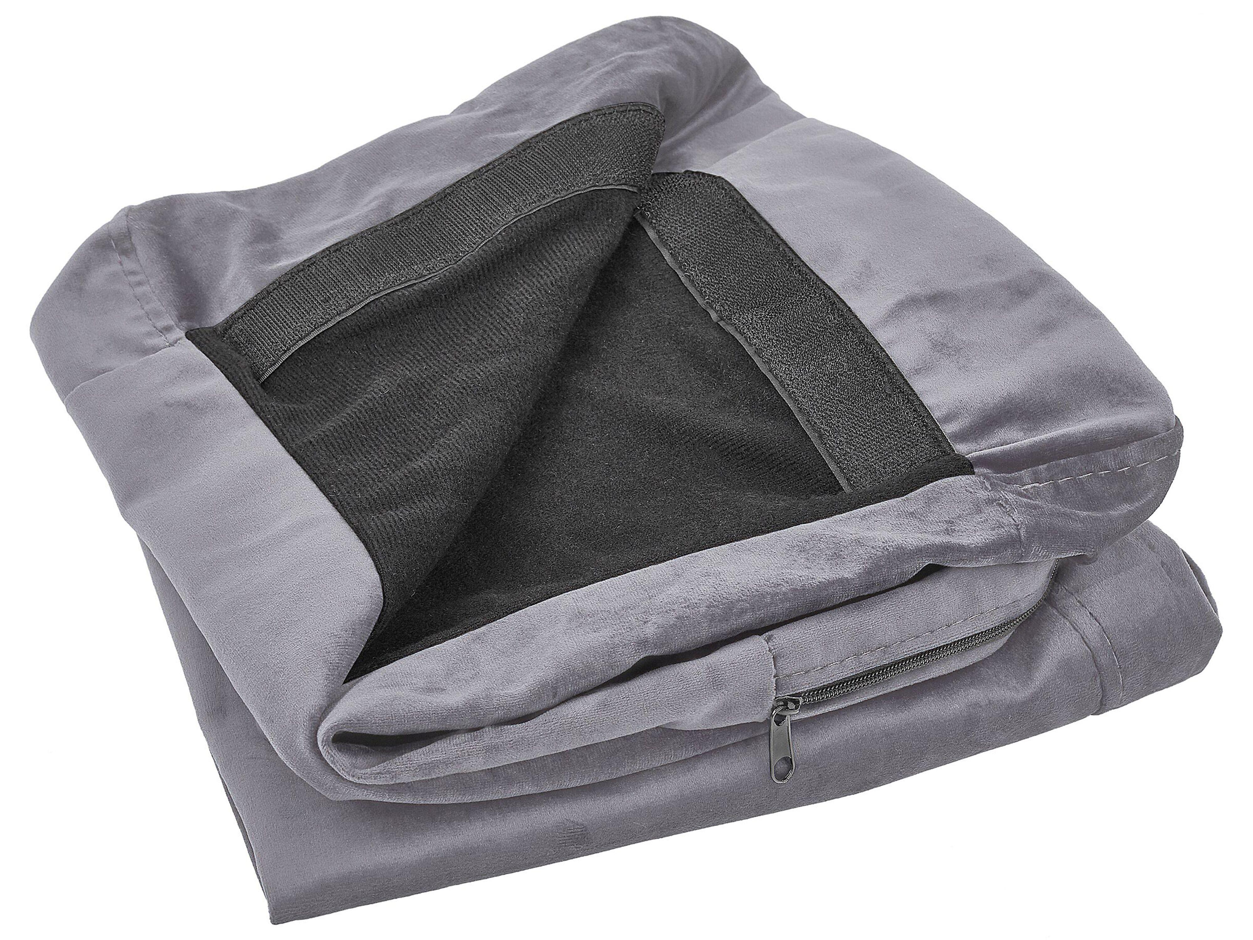 2 Seater Sofa Cover BERNES Velvet Grey