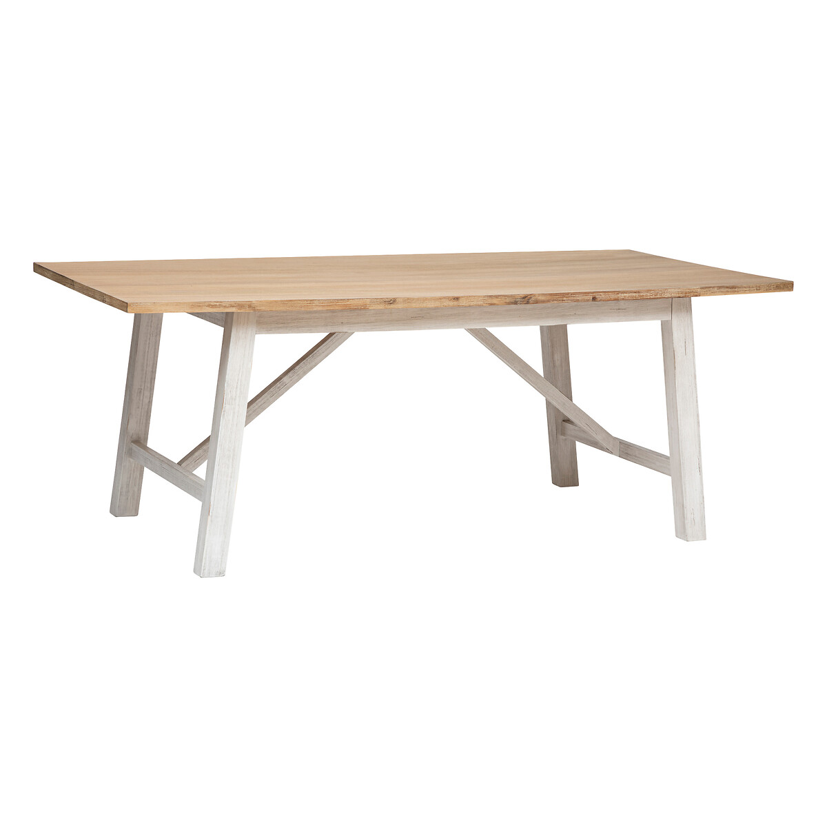 Dining table "Olbia" Acacia, white, L.200 cm