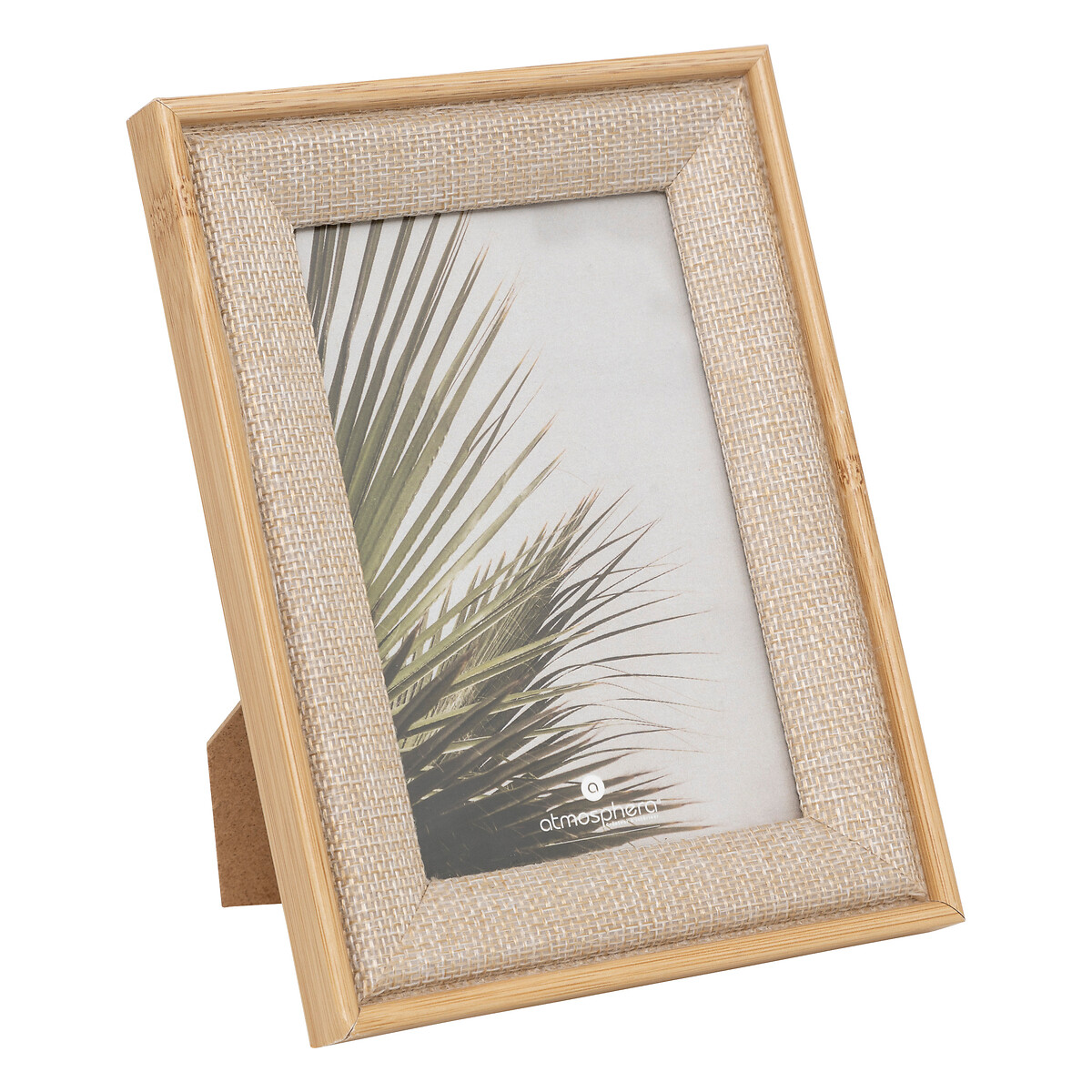 Photo frame "Zera" Beige fabric, 10x15 cm