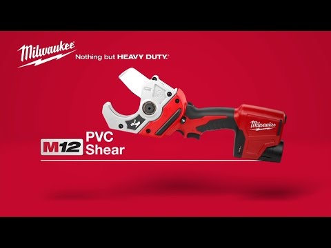 Milwaukee M12 Lithium-Ion Plastic Pipe Cordless Shear Kit