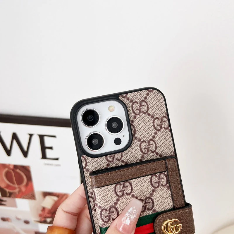 GG Card Bag Chain Classic iPhone Case - Wholesale & Influencer