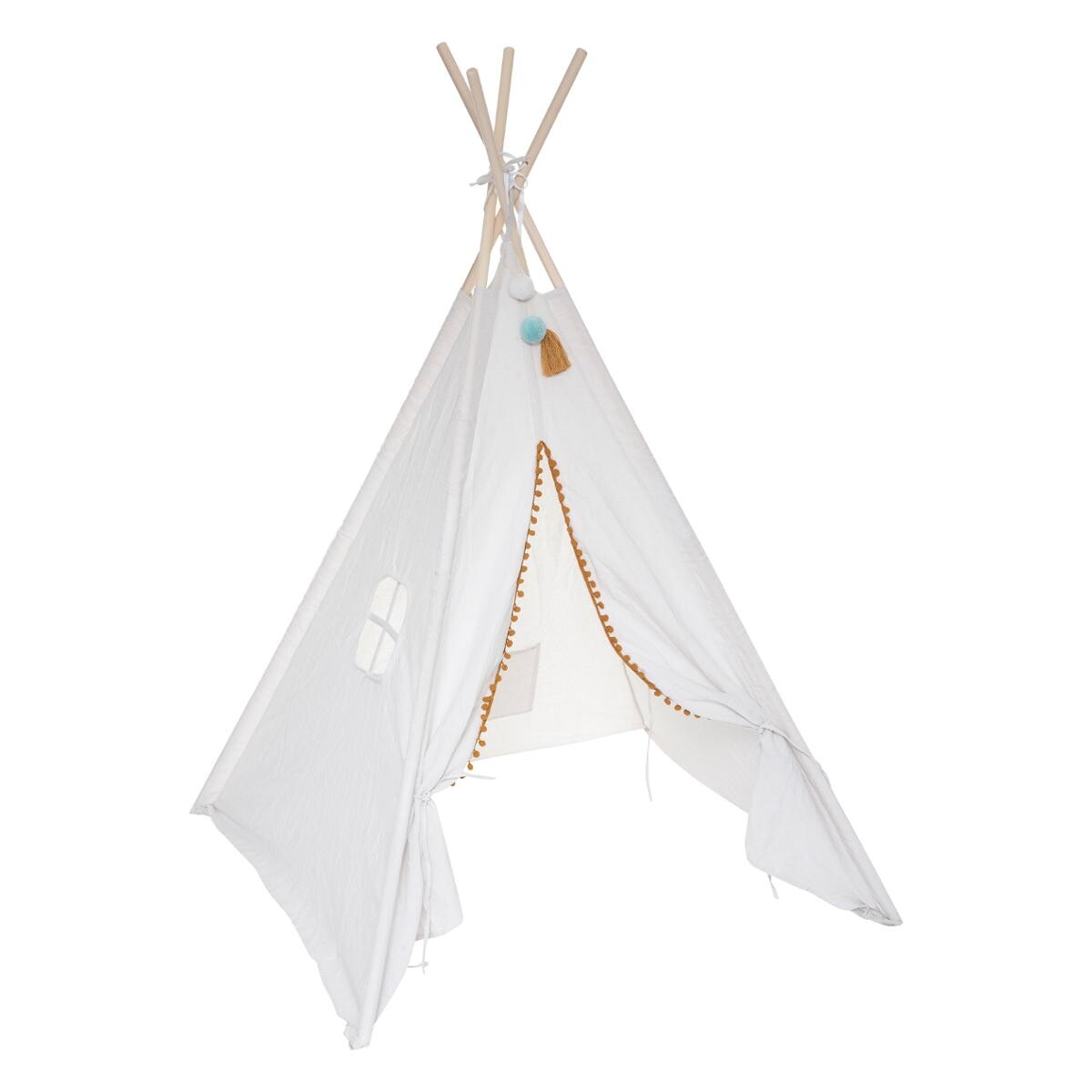Kids tepee "Wapi" Beige, H.160 cm